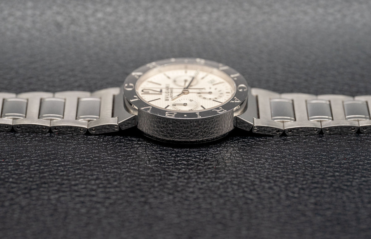 Bulgari Diagono BB38SSCH Fullset 2021 Box+Papers