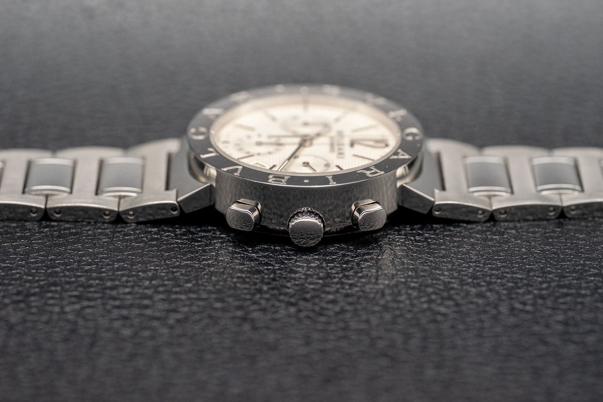 Bulgari Diagono BB38SSCH Fullset 2021 Box+Papers