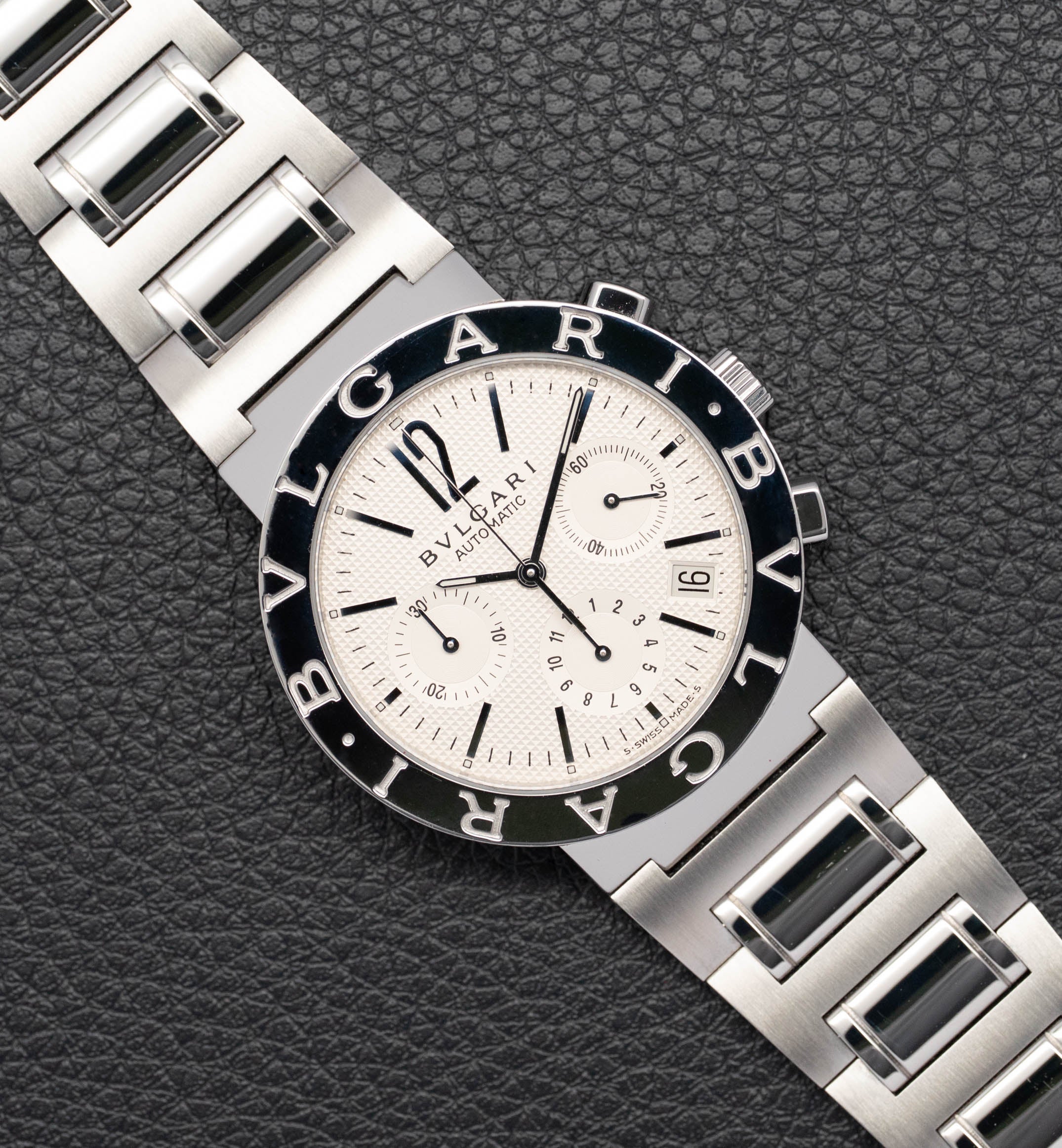 Bulgari Diagono BB38SSCH Complete Set 2021 Box + Papers