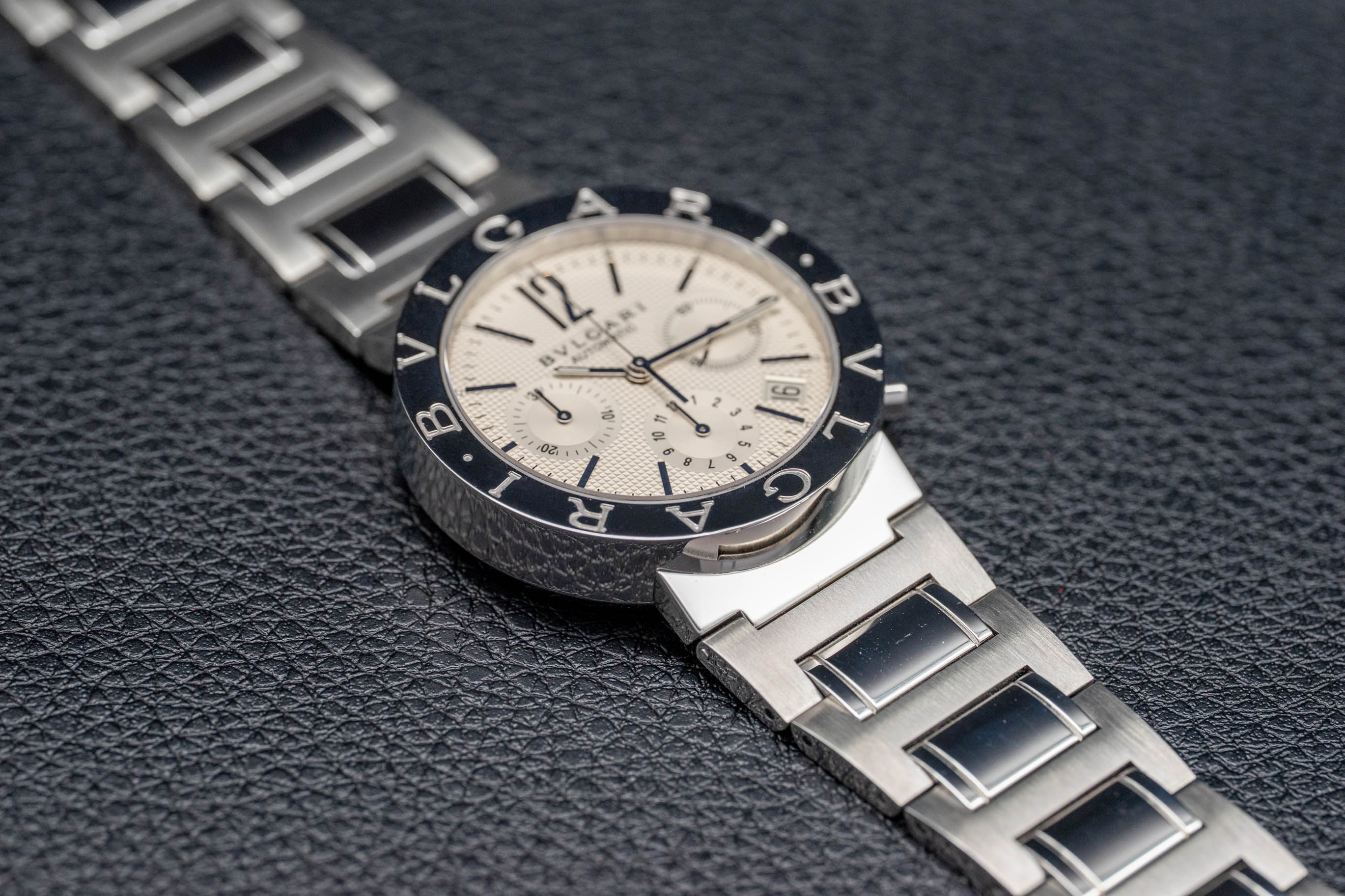 Bulgari Diagono BB38SSCH Complete Set 2021 Box + Papers