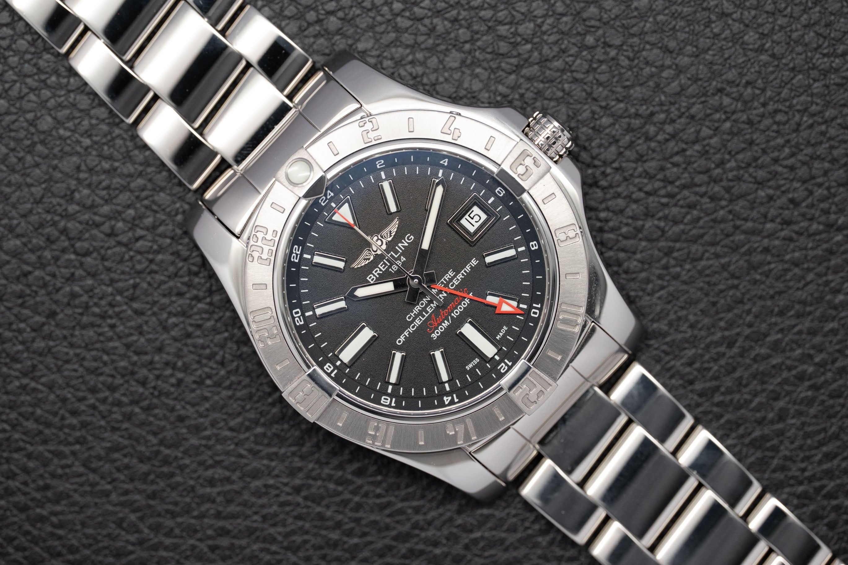 Breitling Avenger II GMT A32390 Set completo 2016 con scatola e documenti