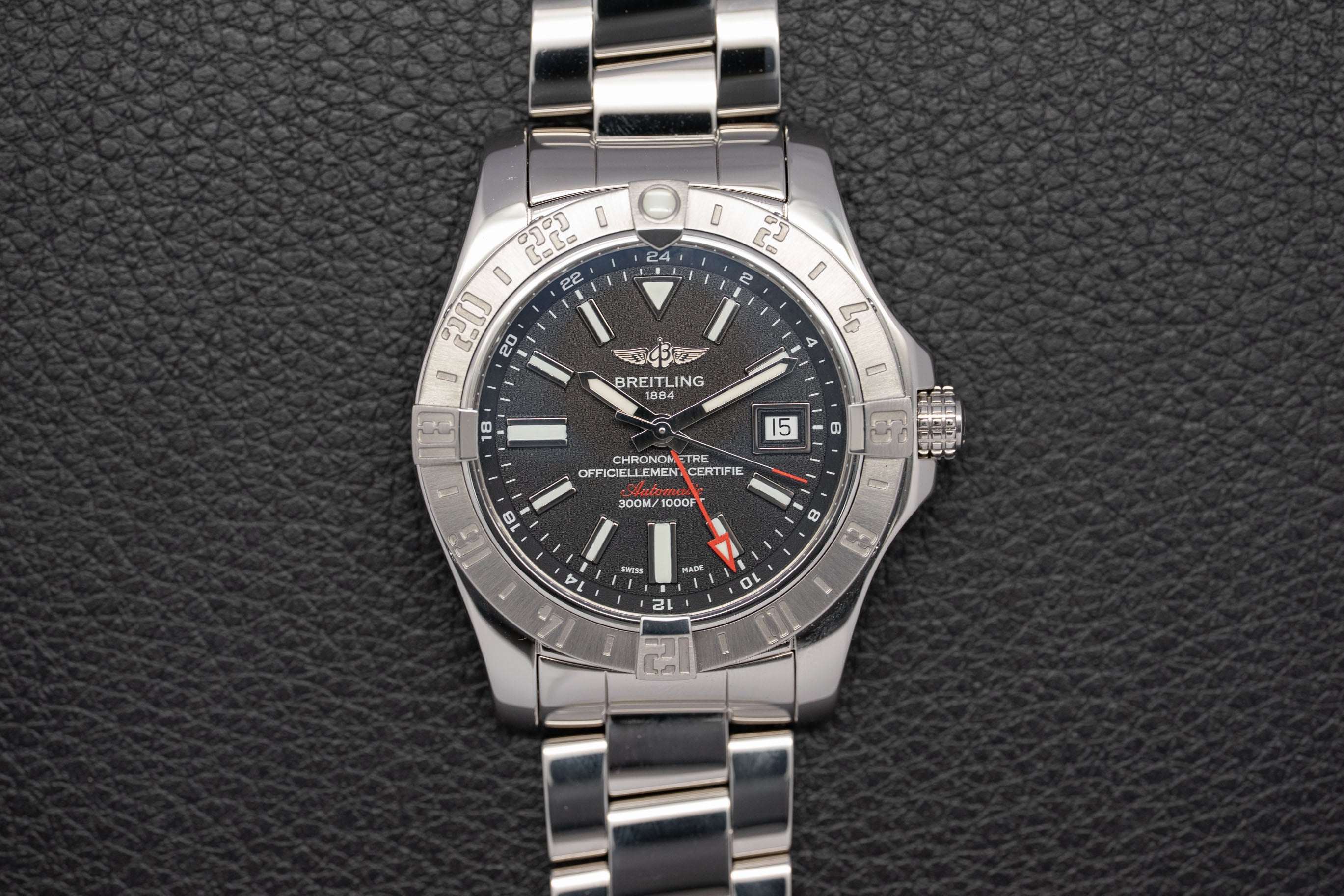 Breitling Avenger II GMT A32390 Set completo 2016 con scatola e documenti