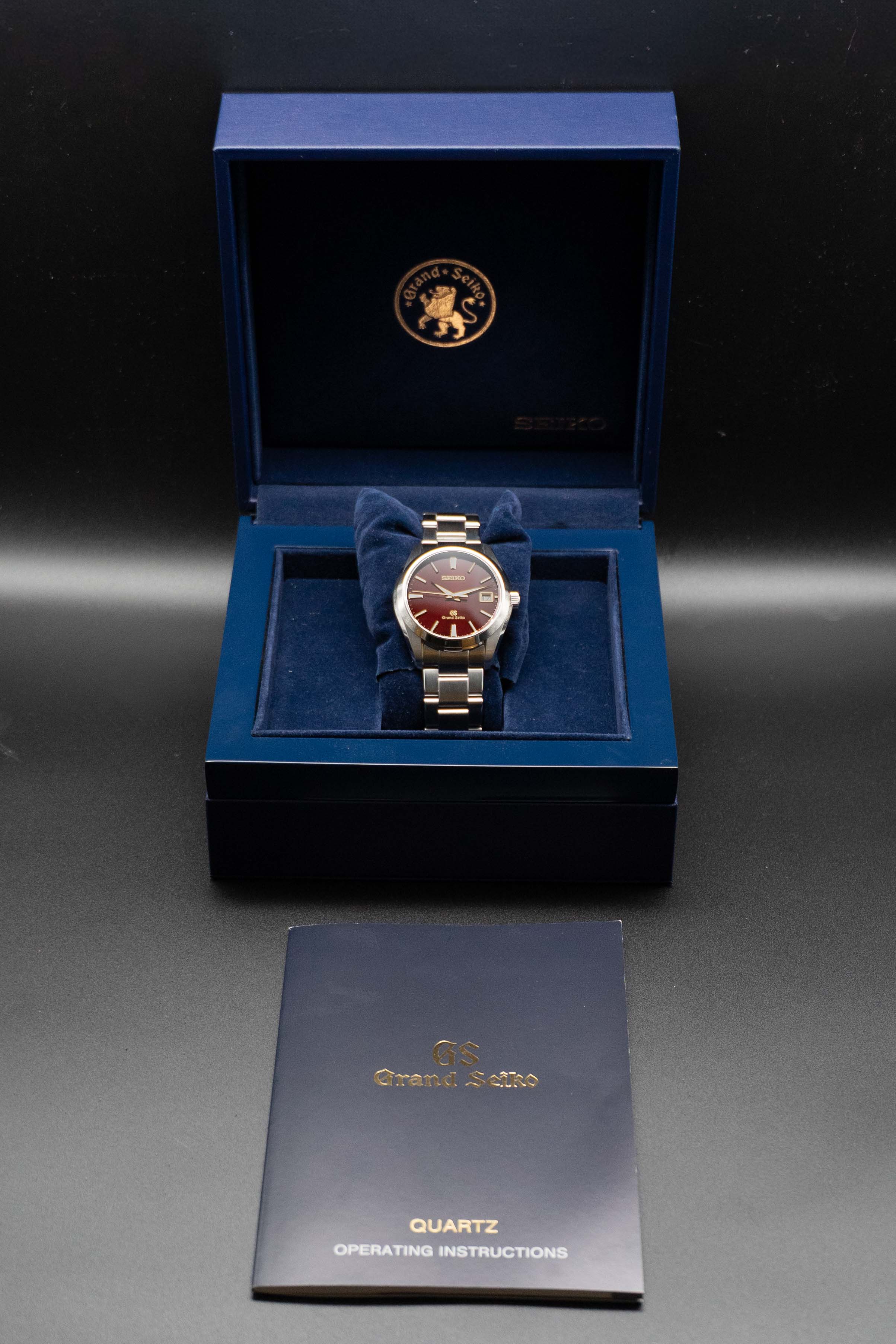 Grand Seiko 9F Limited Edition SBGV027 Red Dial 2016 Box
