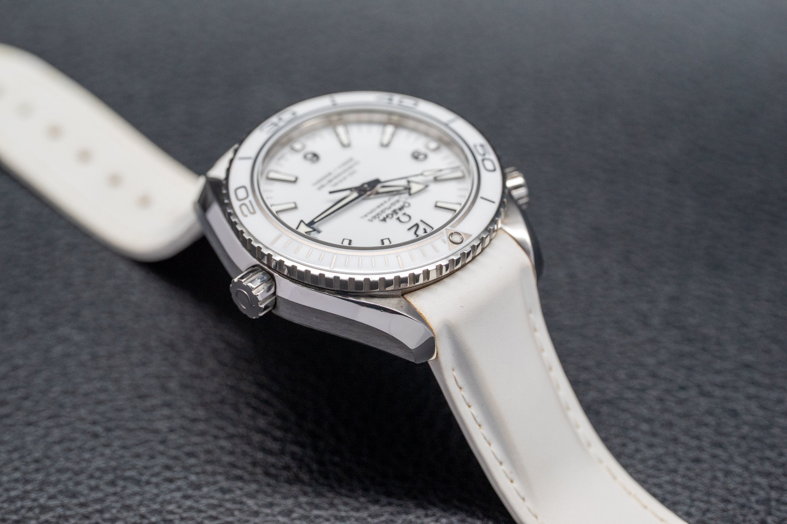 Omega Seamaster Planet Ocean 600M 232.32.42.21.04.001 White Dial 2017