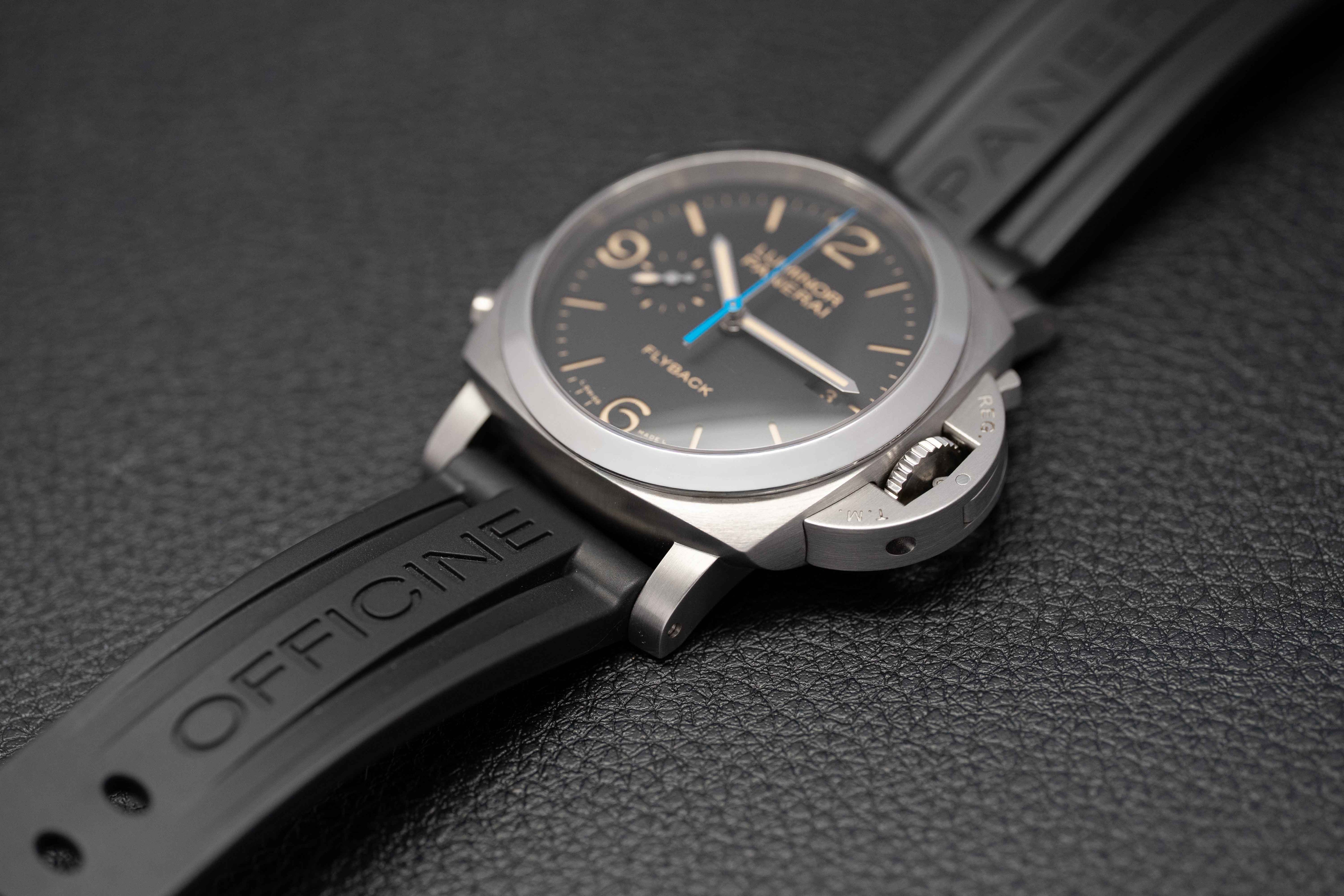 Panerai Luminor 1950 3 Days Chrono Flyback PAM00524, FULLSET 2018, coffret et papiers