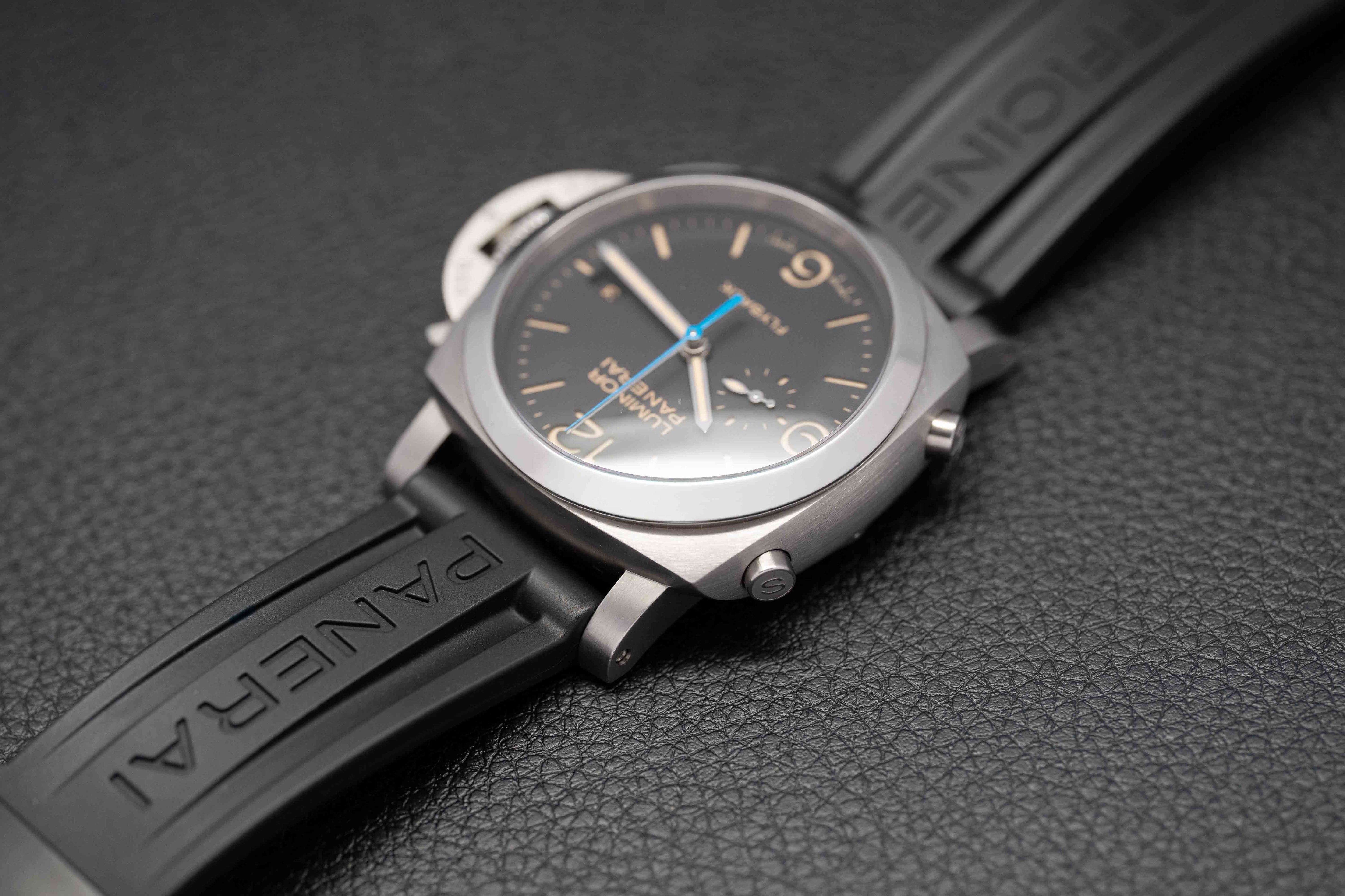 Panerai Luminor 1950 3 Days Chrono Flyback PAM00524, FULLSET 2018, coffret et papiers