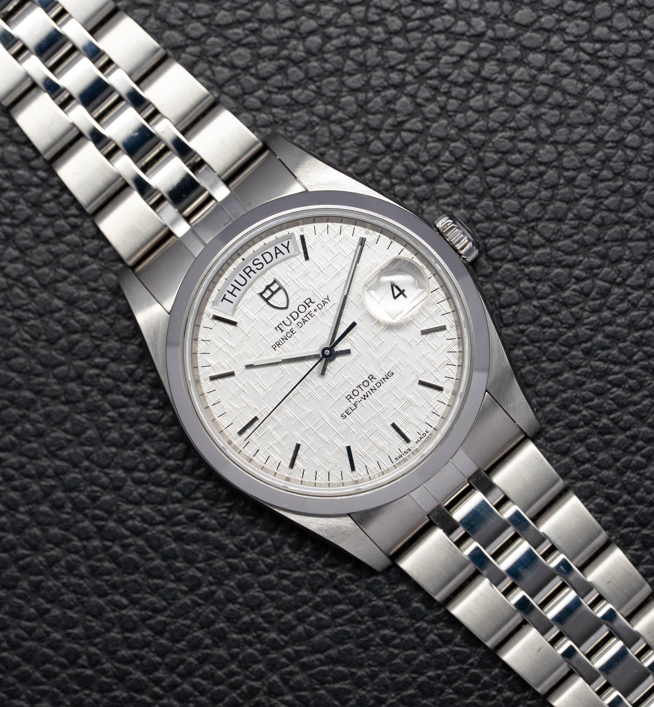 Tudor Day Date 76200 Silver Dial 2011, With Papers