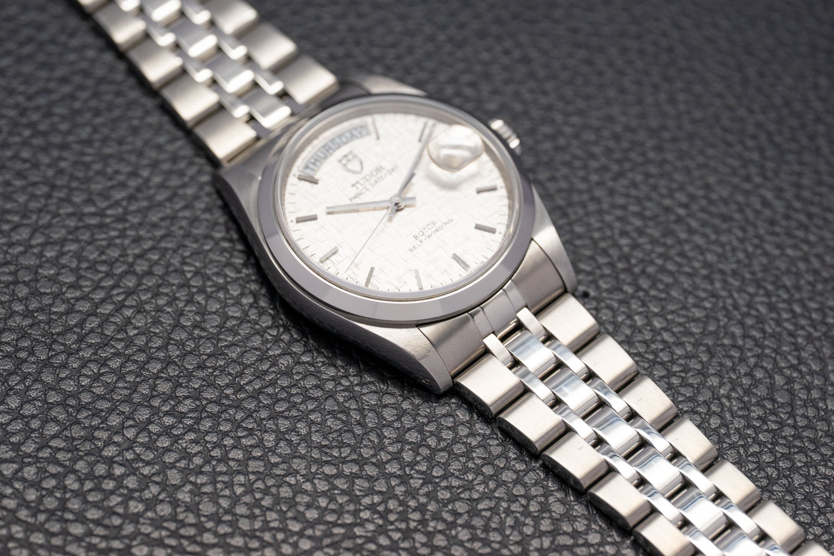 Tudor Day Date 76200 Silver Dial 2011, With Papers