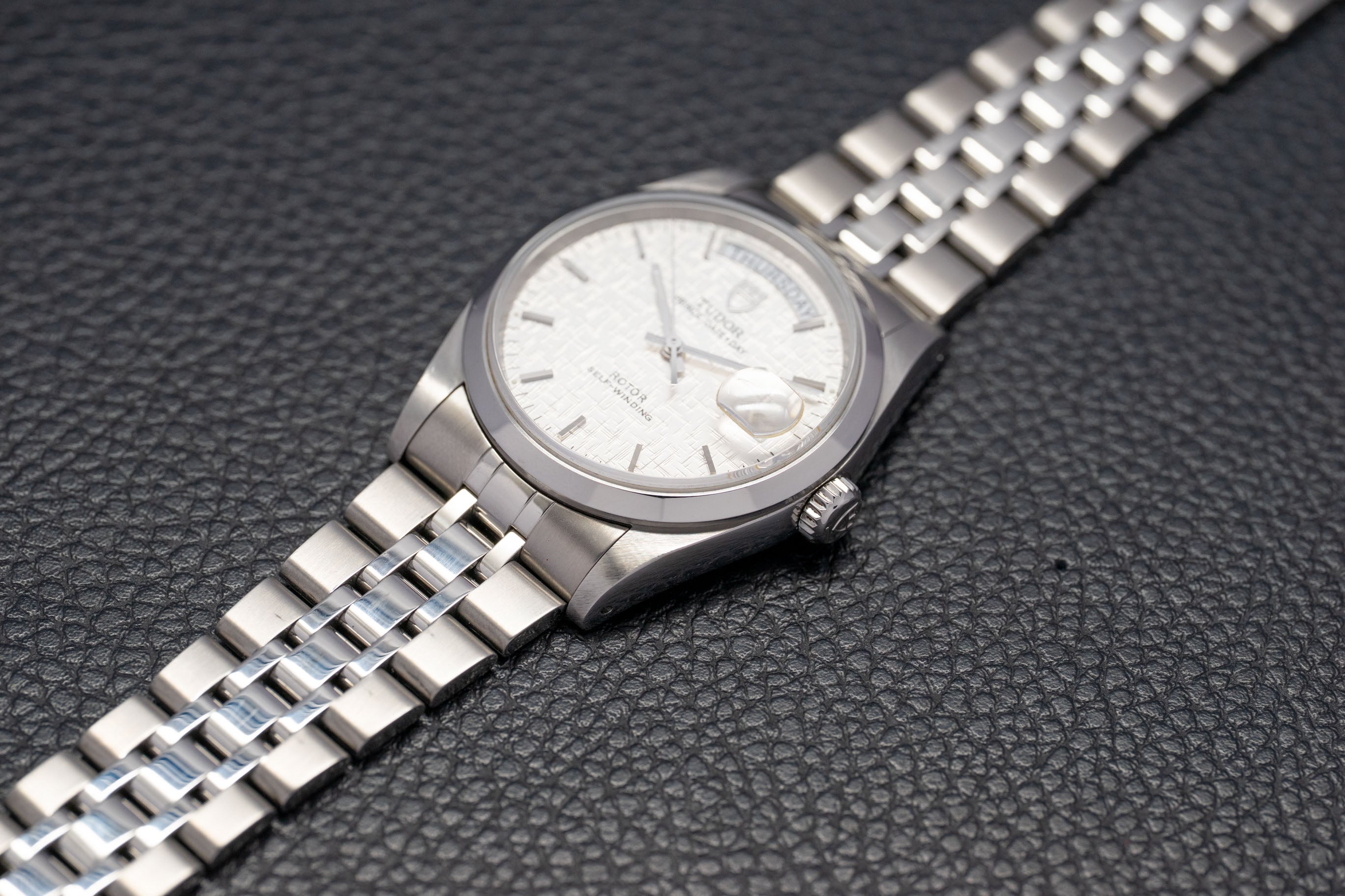 Tudor Day Date 76200 Silver Dial 2011, With Papers