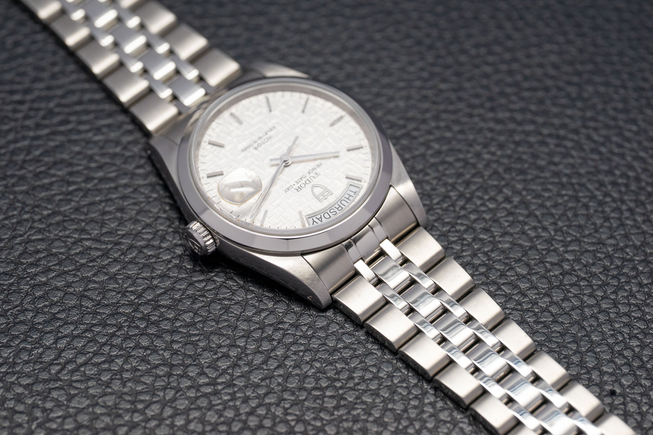 Tudor Day Date 76200 Silver Dial 2011, With Papers