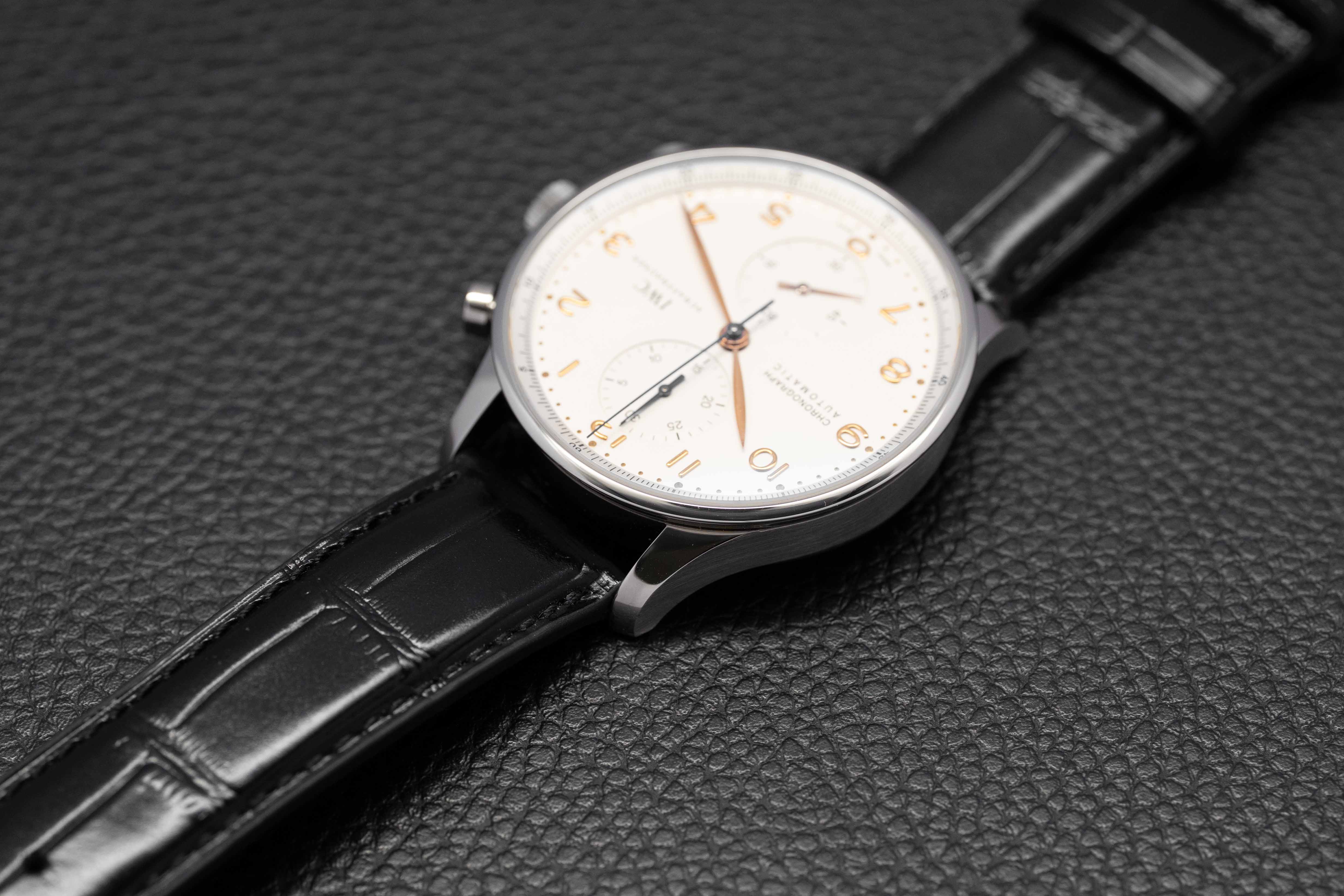 IWC Portugieser Cronógrafo IW371445, juego completo de 2018, caja y documentación