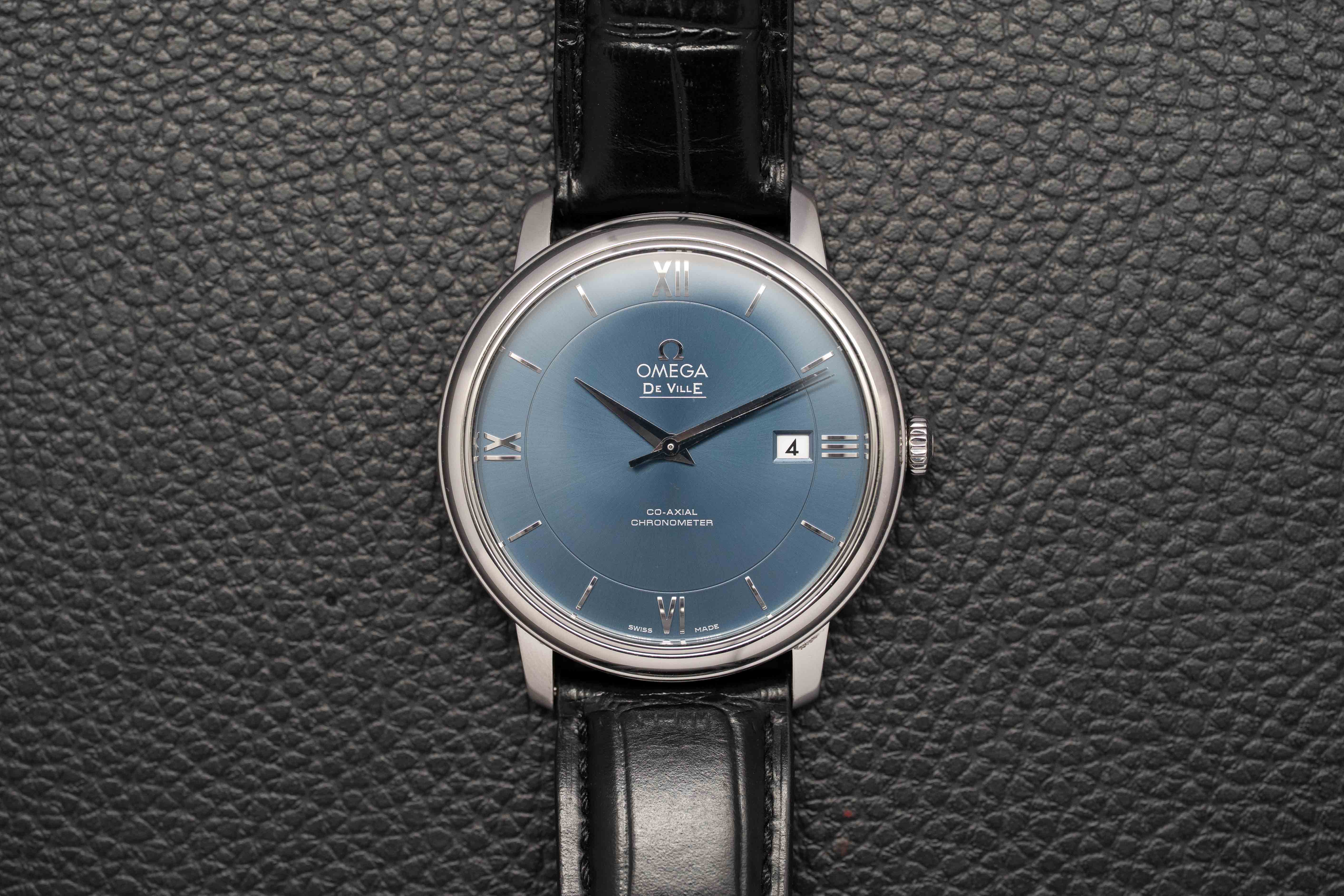 Omega De Ville 424.13.40.20.03.001 Blue Dial 2016