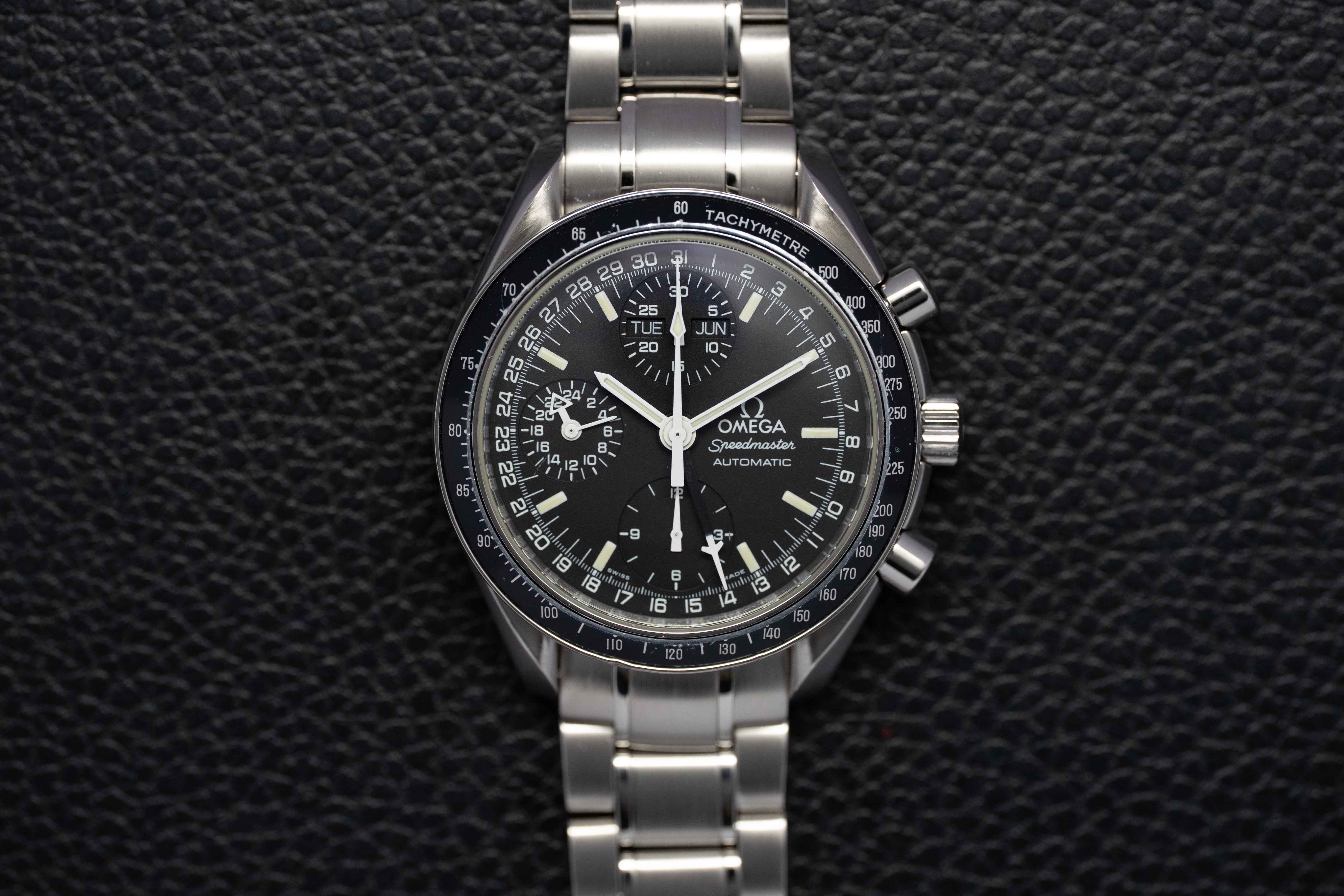 Omega Speedmaster Day Date 3520.50 Black Dial 1998