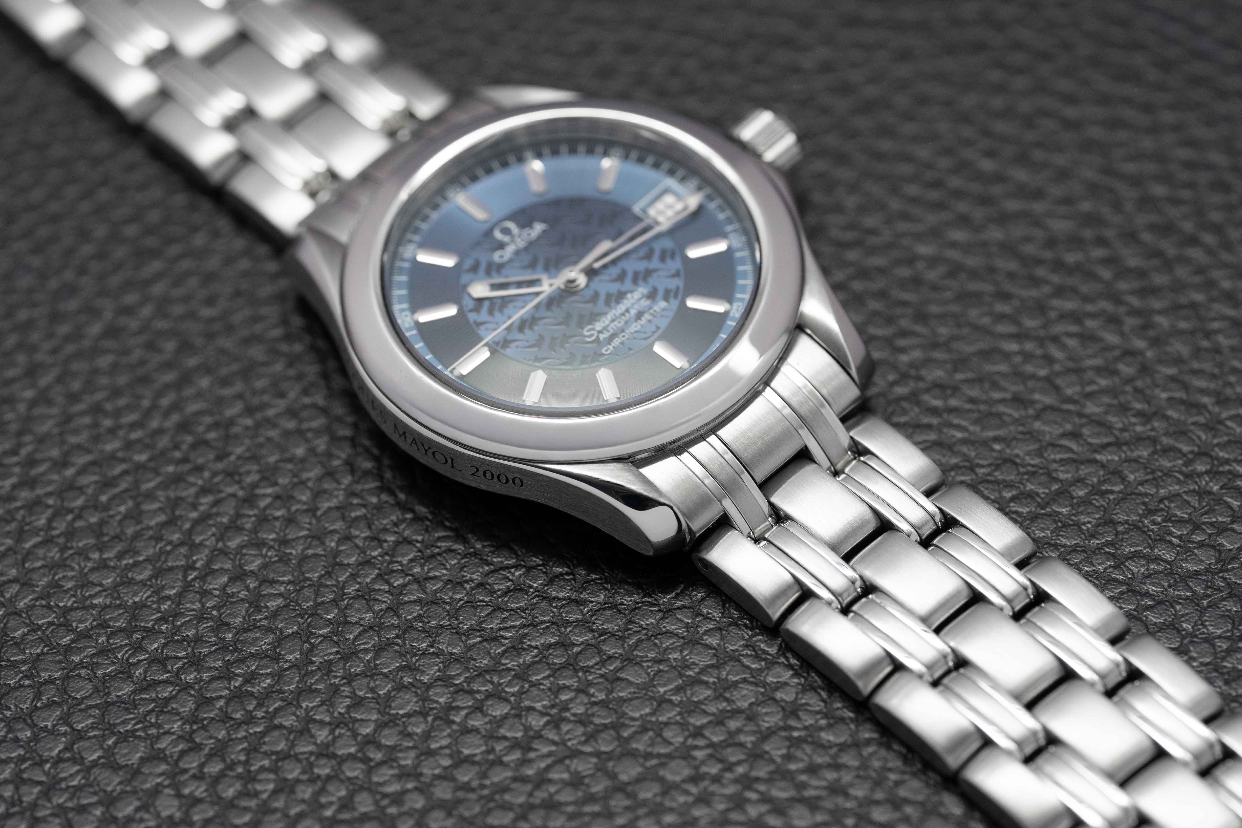 Omega Seamaster 120 Jaques Mayol 2506.80 Blue Dial 2000 Papers