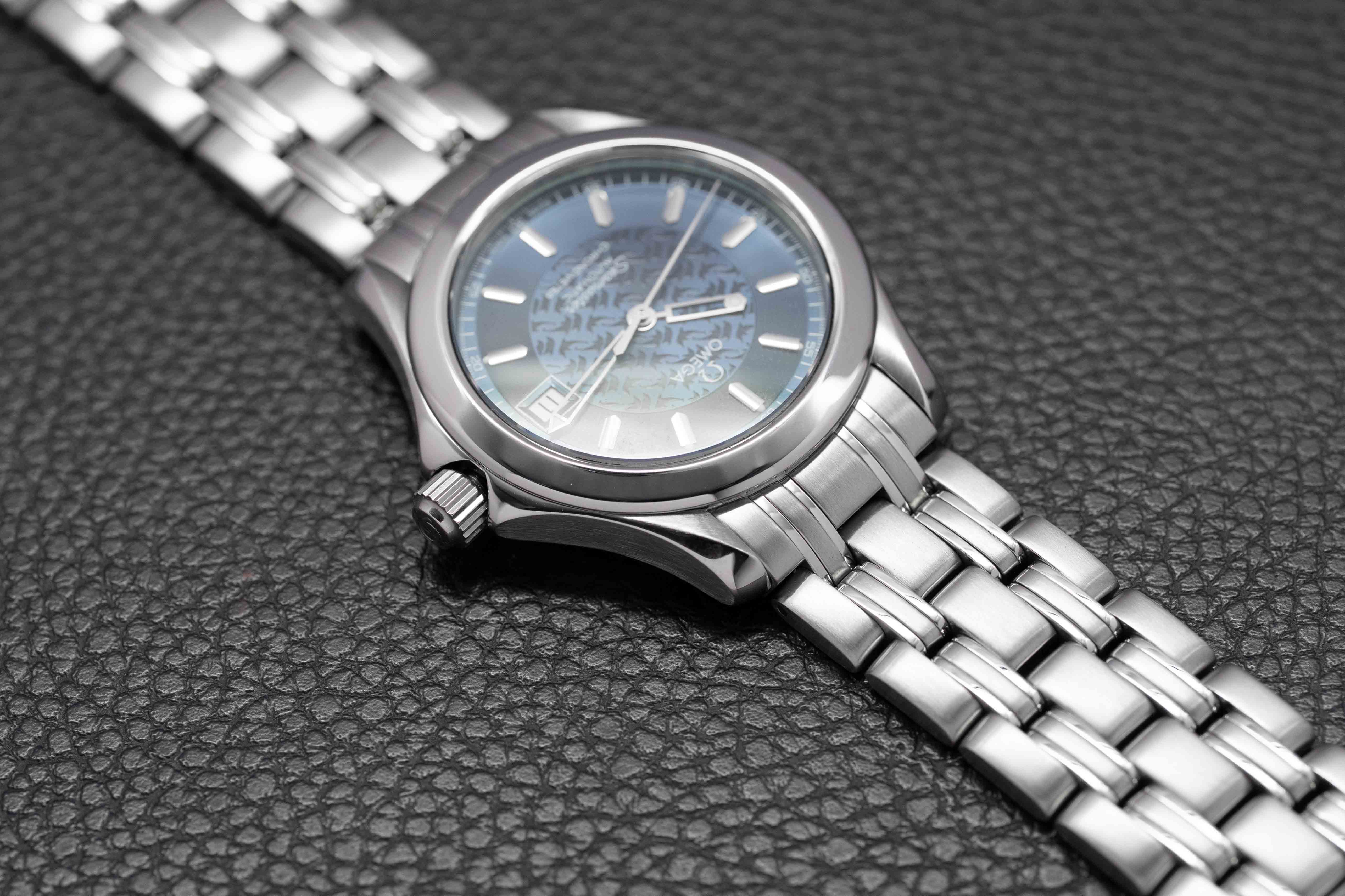 Omega Seamaster 120 Jaques Mayol 2506.80 Blue Dial 2000 Papers