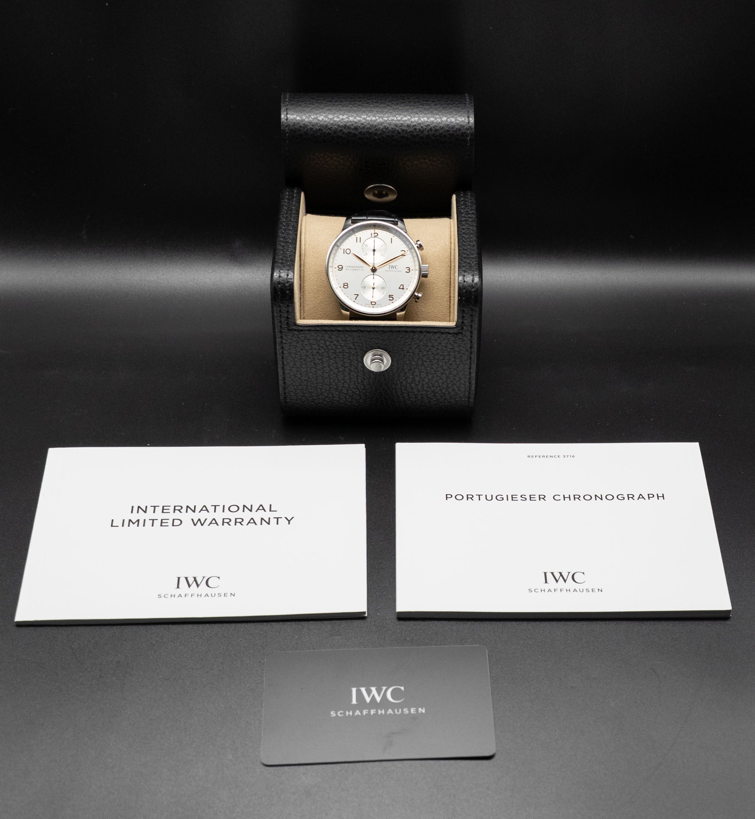 IWC Portugieser Chronograph IW371604 Fullset 2024 Box+Papers