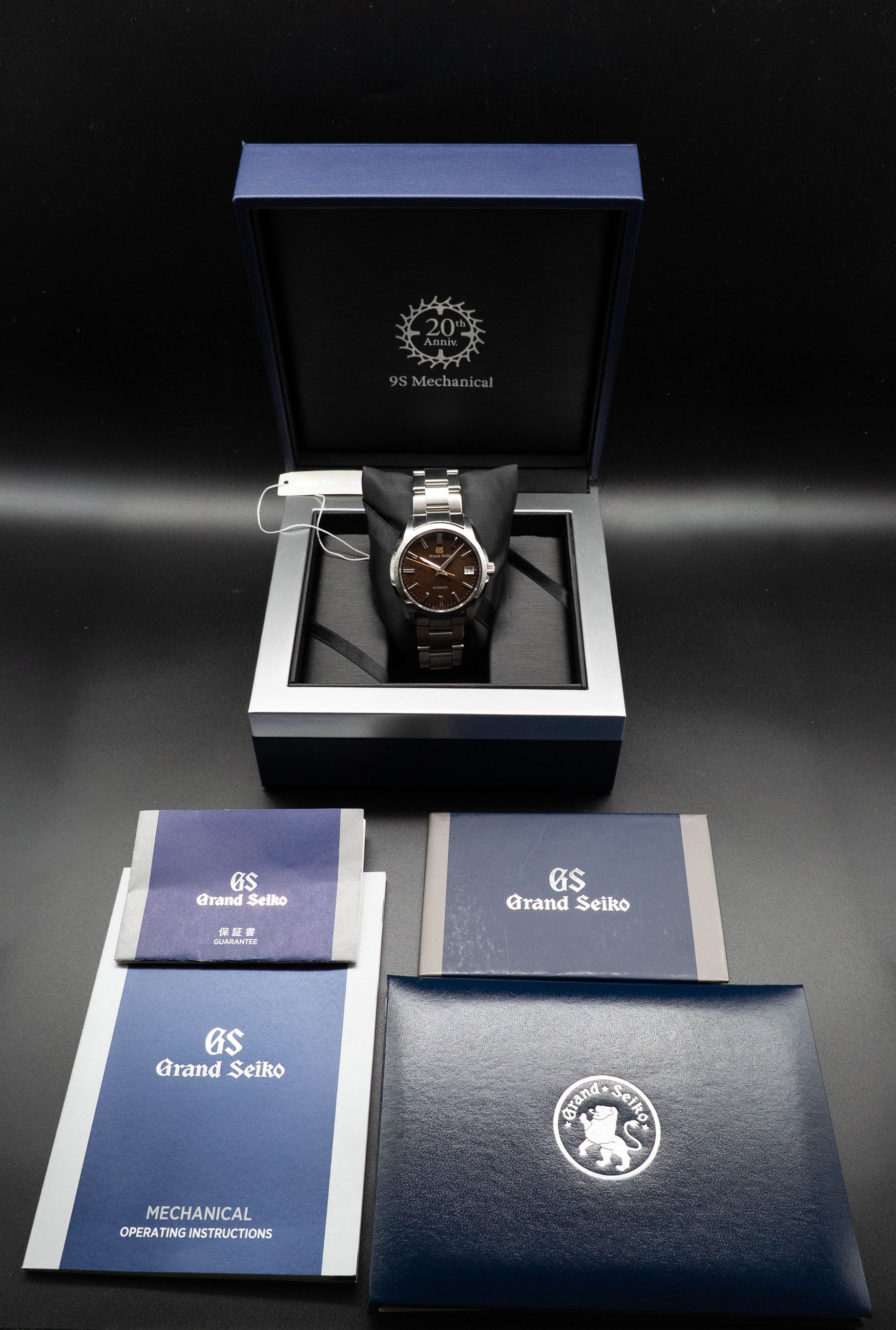 Grand Seiko Heritage Collection, 20.º aniversario, SBGR311/9S68-00C0, FULLSET de 2018, caja y PAPERS