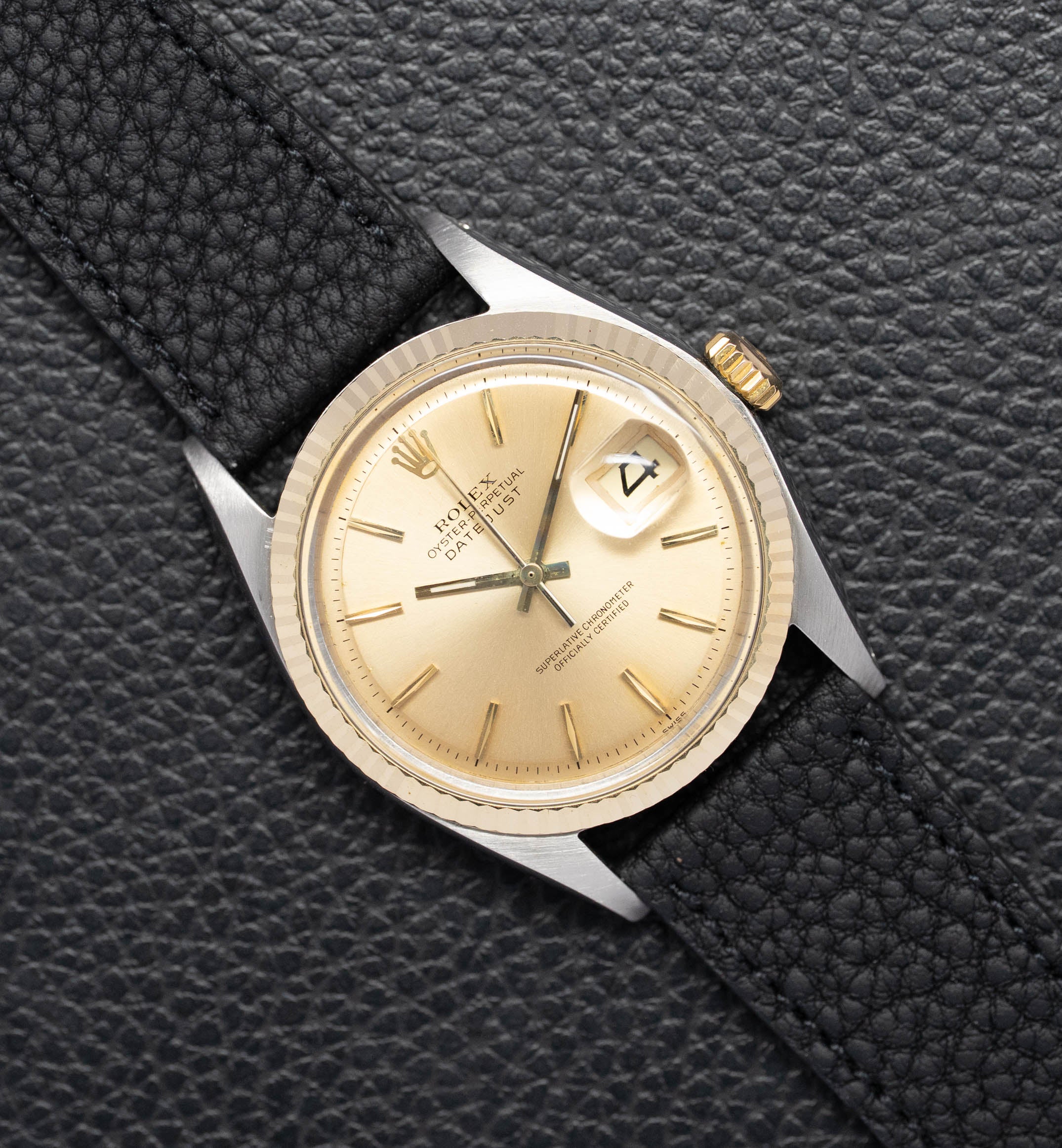 Rolex Datejust 1601 con quadrante color Champagne, 1968