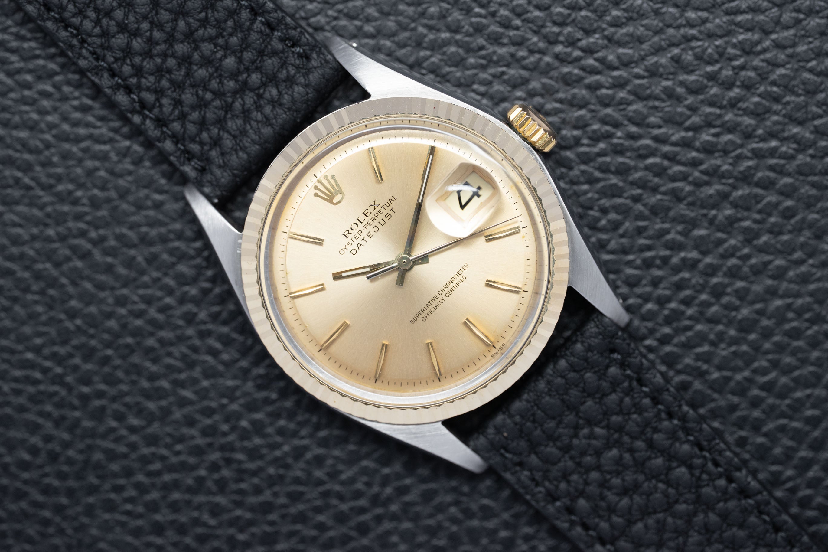 Rolex Datejust 1601 con quadrante color Champagne, 1968