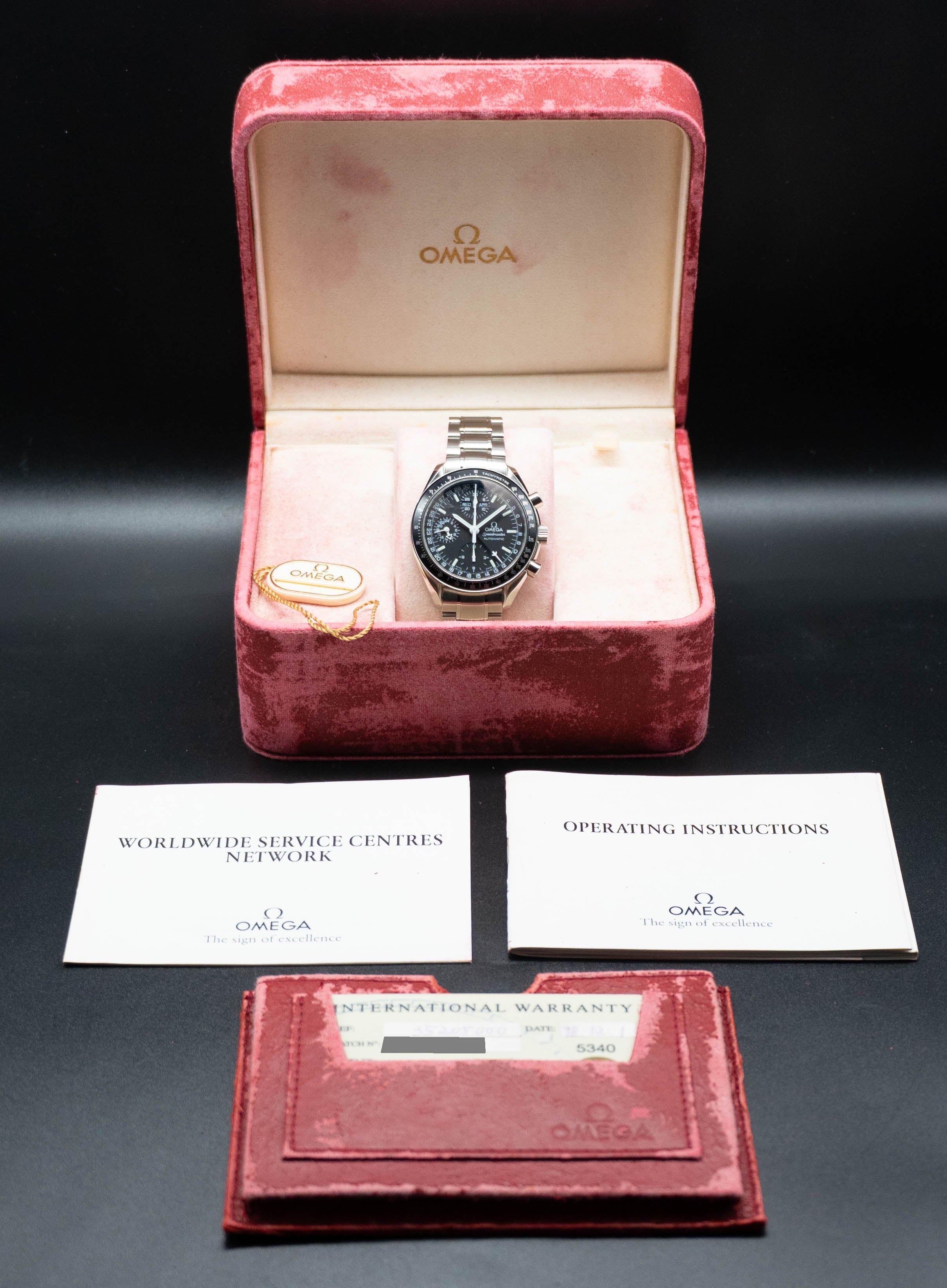 Omega Speedmaster Day Date 3520.50 FULLSET 1998 con scatola e PAPERS