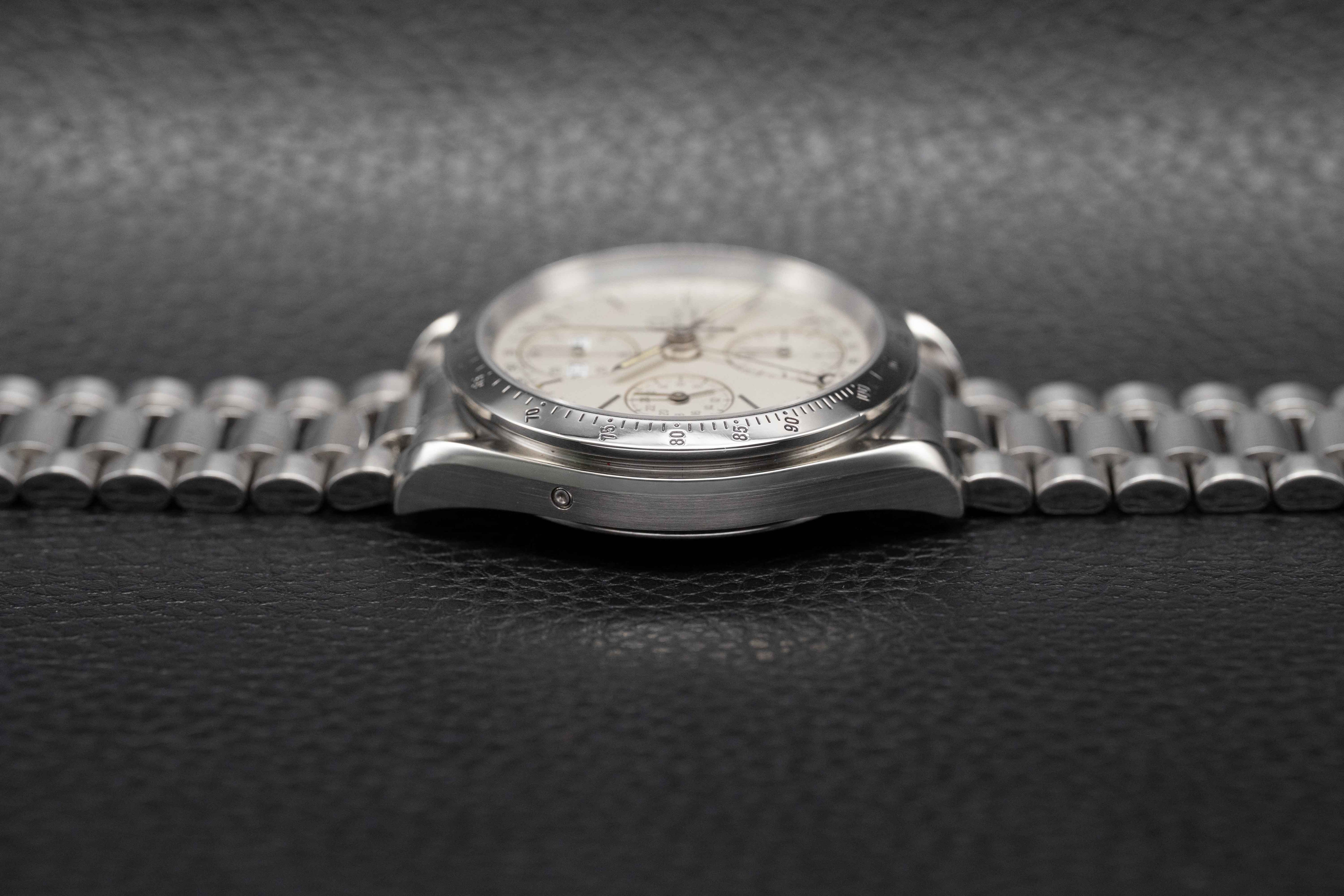 Omega Speedmaster Day Date 3521.30 Silver Dial 1993