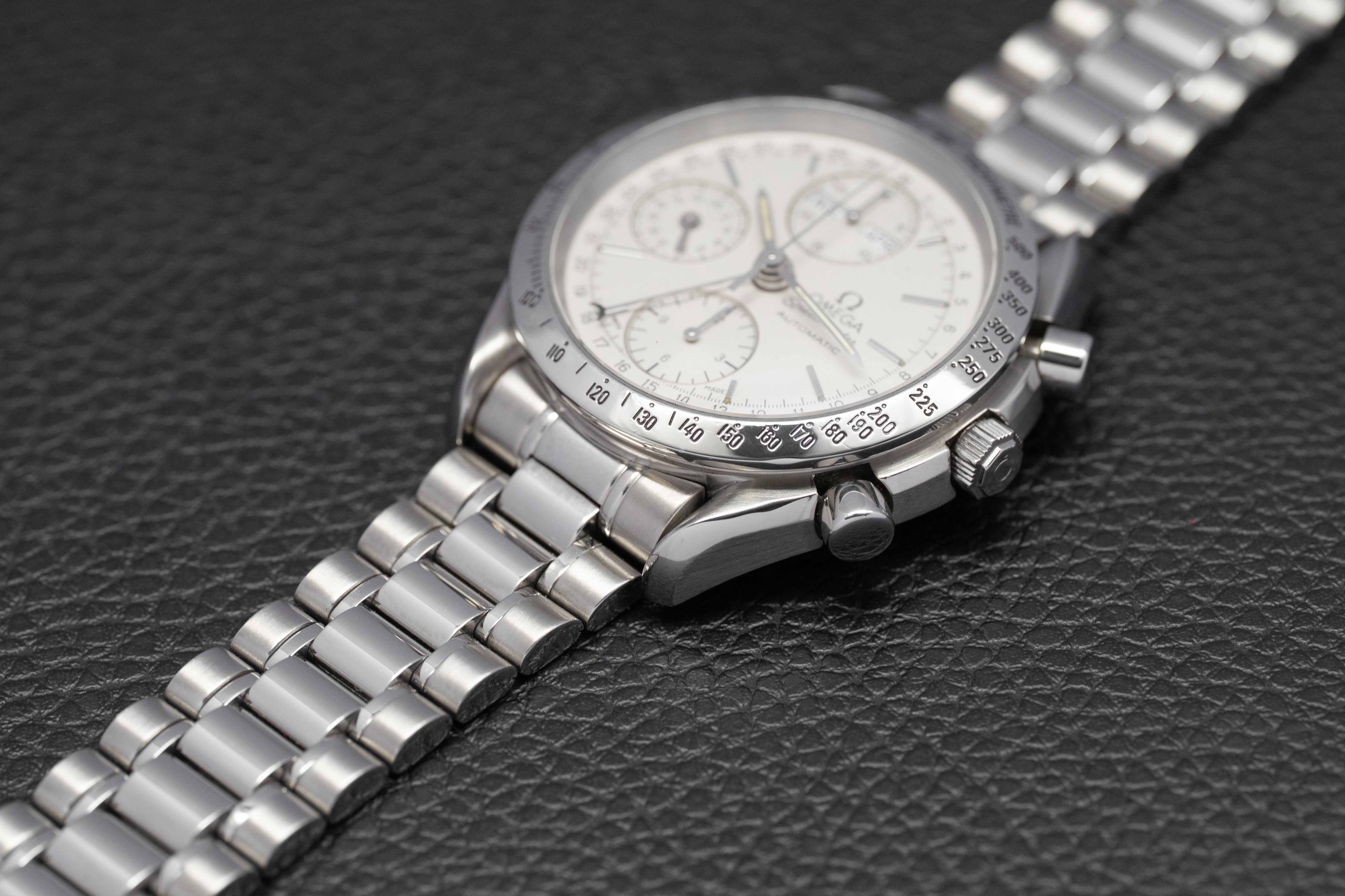 Omega Speedmaster Day Date 3521.30 Silver Dial 1993
