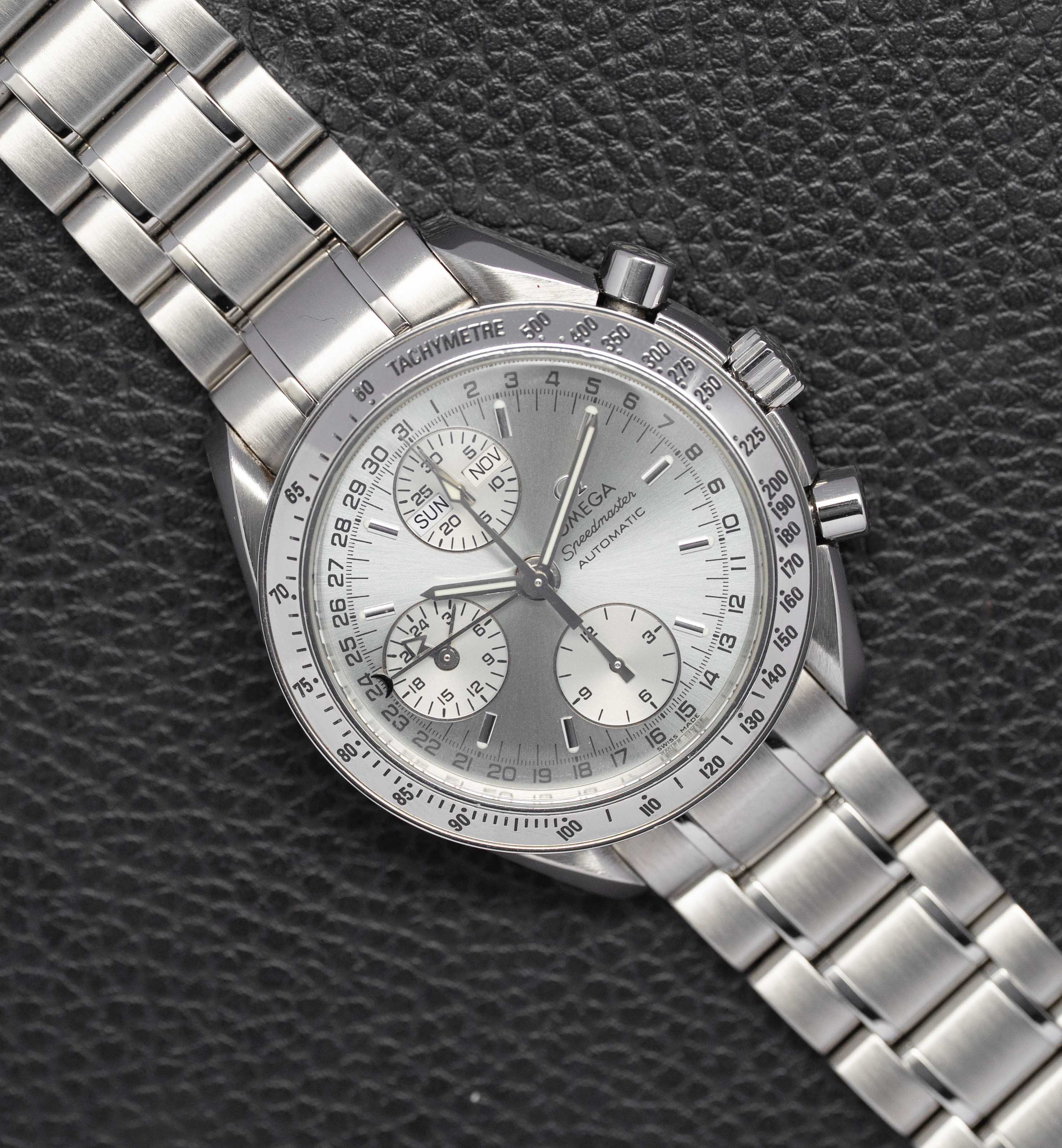 Omega Speedmaster Day Date 3523.30 Silver Dial 1998