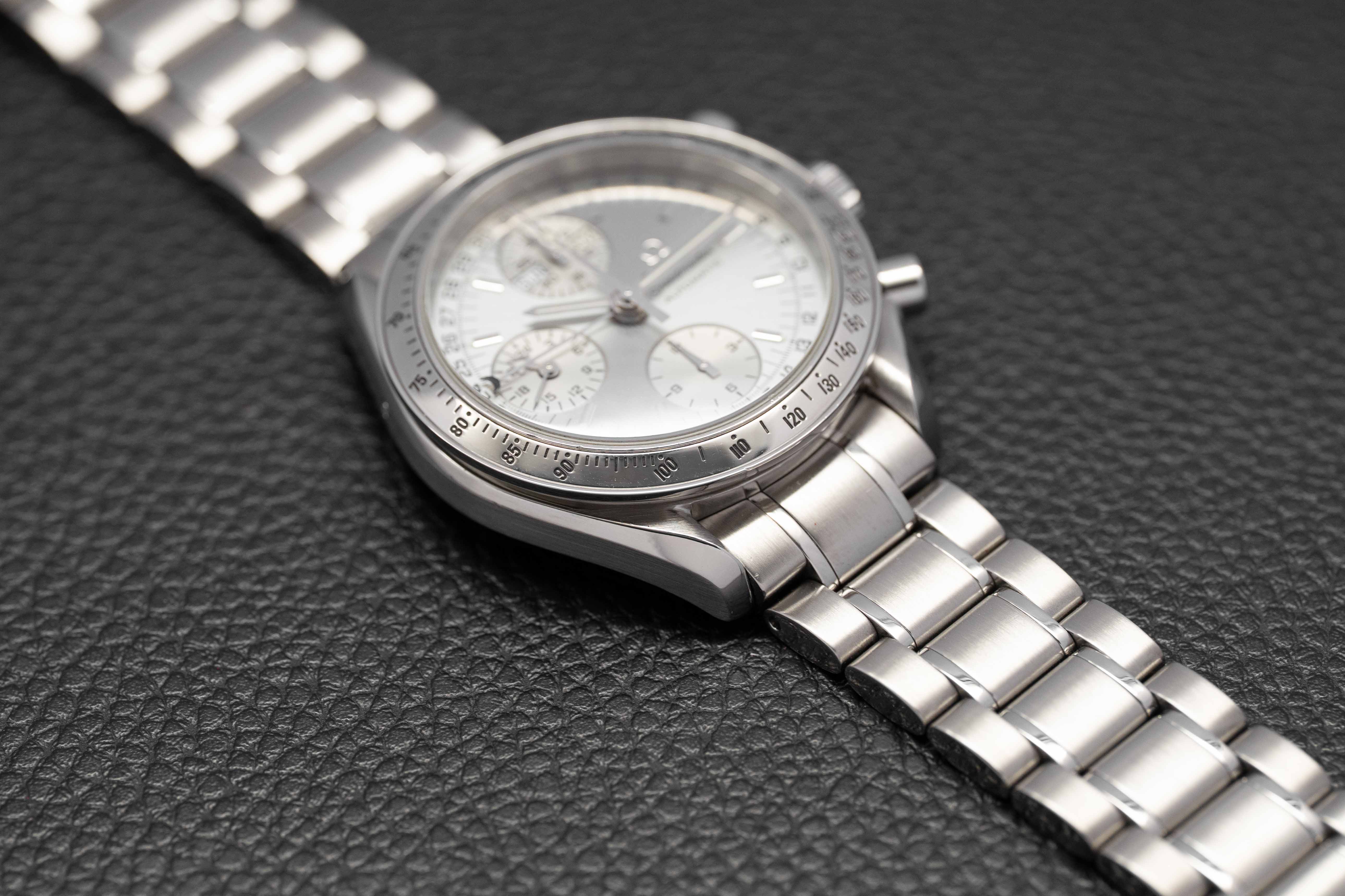 Omega Speedmaster Day Date 3523.30 Silver Dial 1998