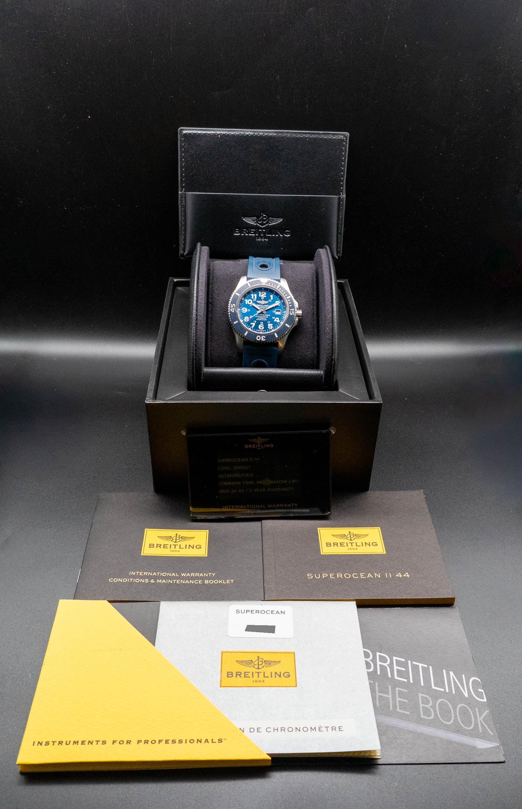 Breitling Superocean II 44 A17392 FULLSET 2015 Box + PAPERS