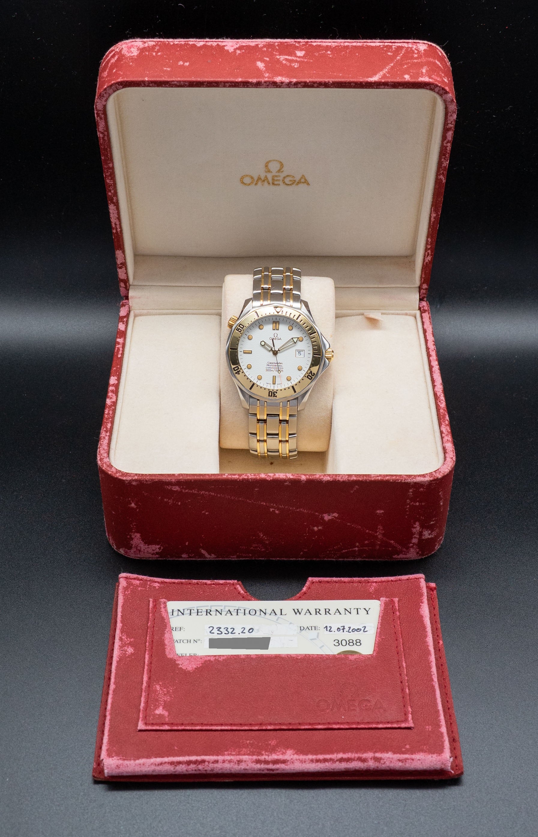 Omega Seamaster Diver 300M 2332.20 Fullset 2002 Box+Papers