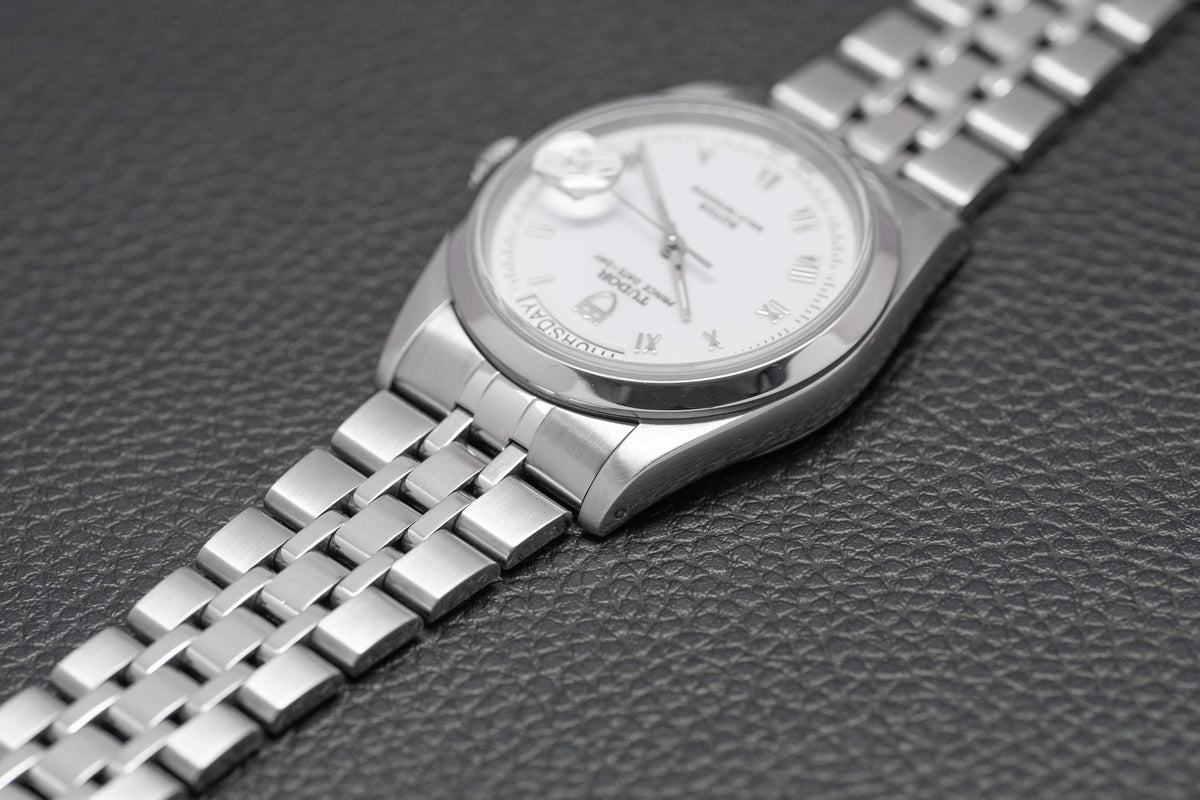 Tudor Date-Day 76200 White Dial 2010 Papers