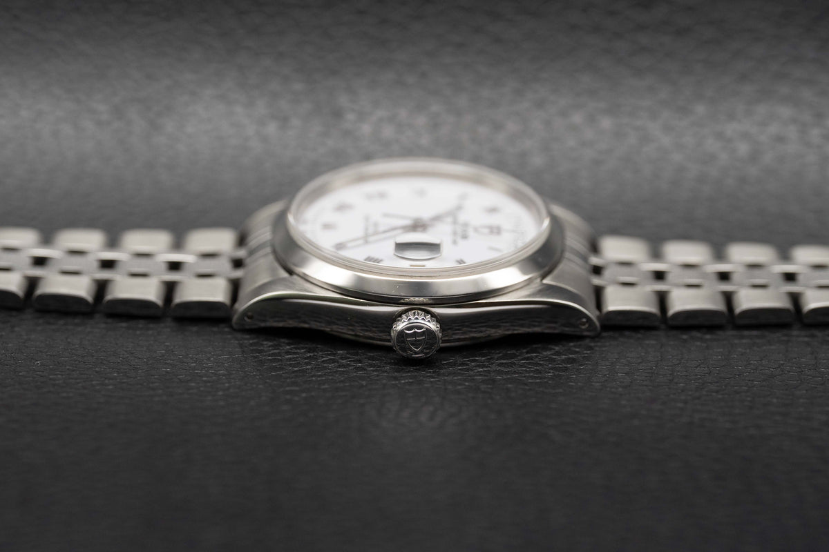 Tudor Date-Day 76200 White Dial 2010 Papers