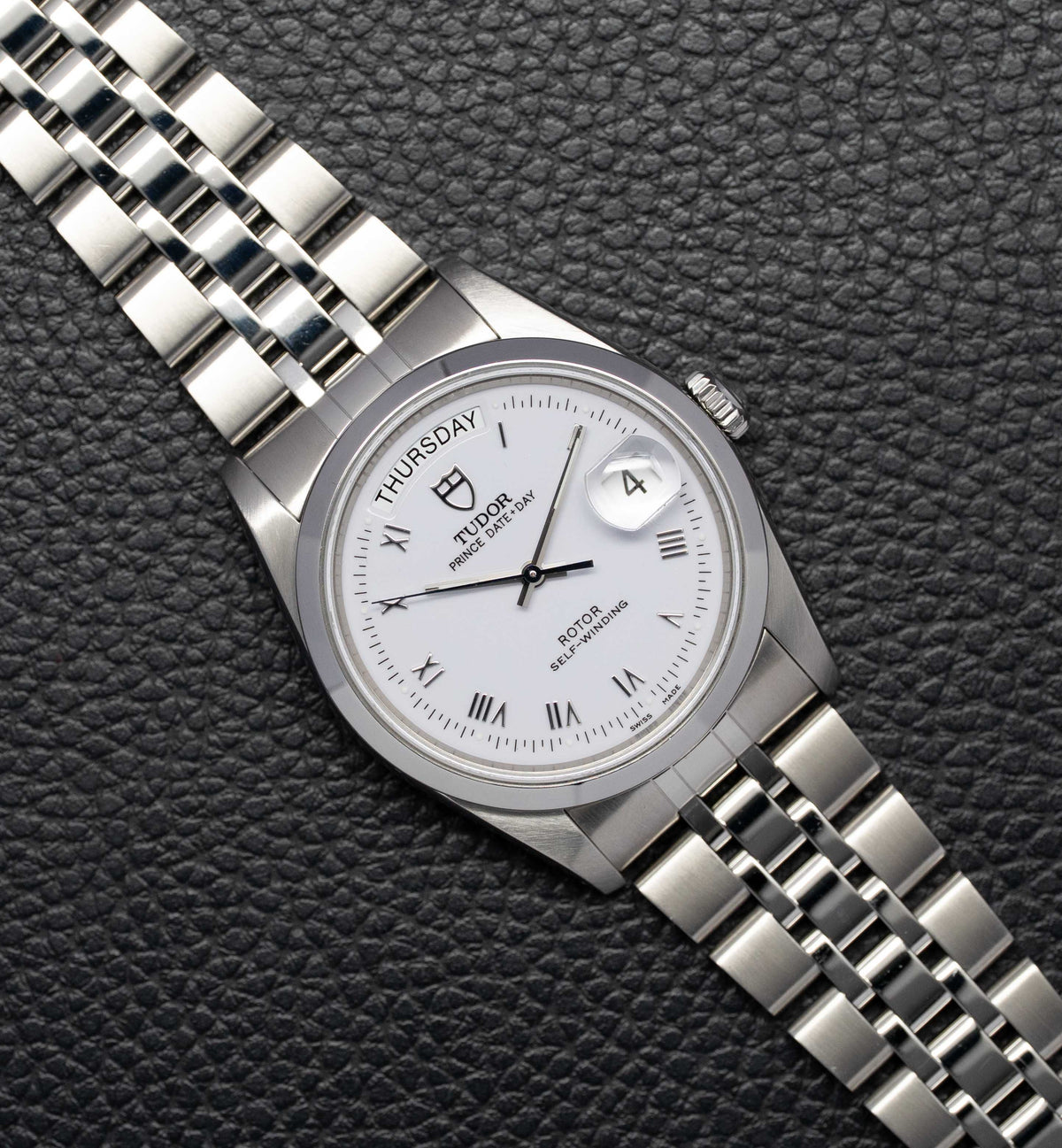 Tudor Date-Day 76200 White Dial 2010 Papers