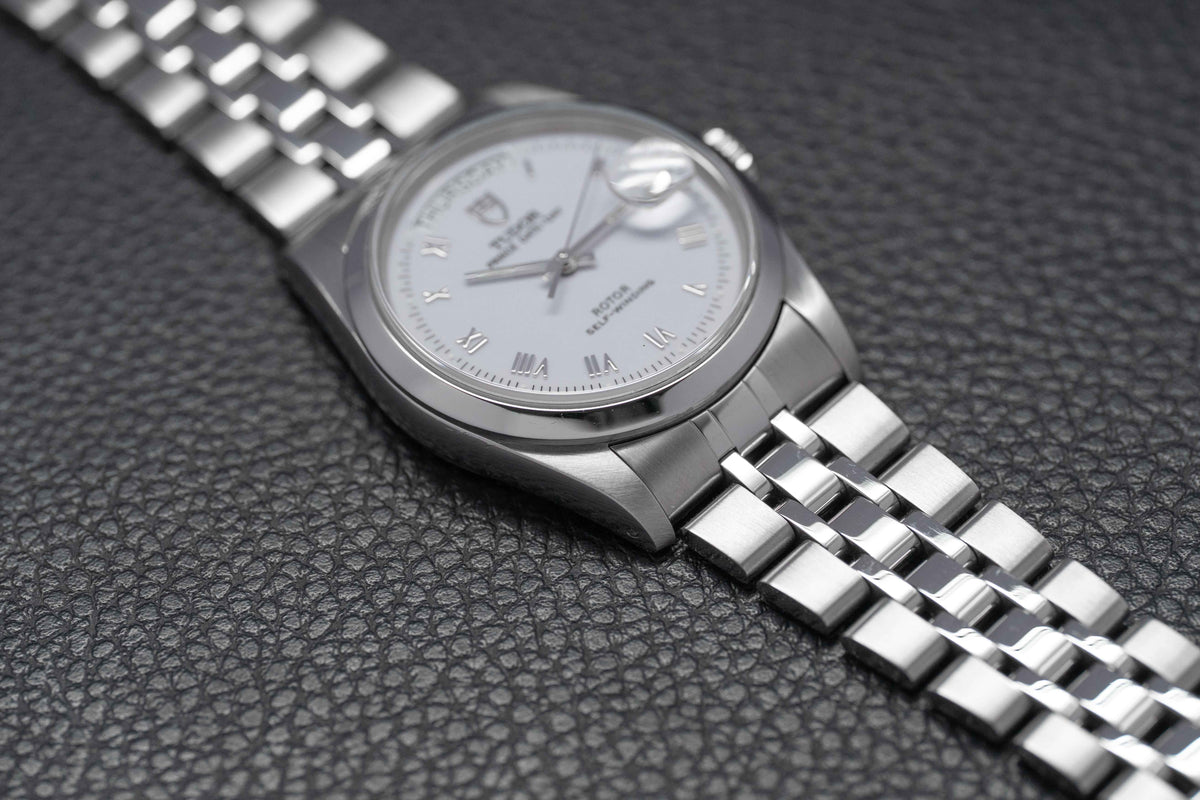 Tudor Date-Day 76200 White Dial 2010 Papers