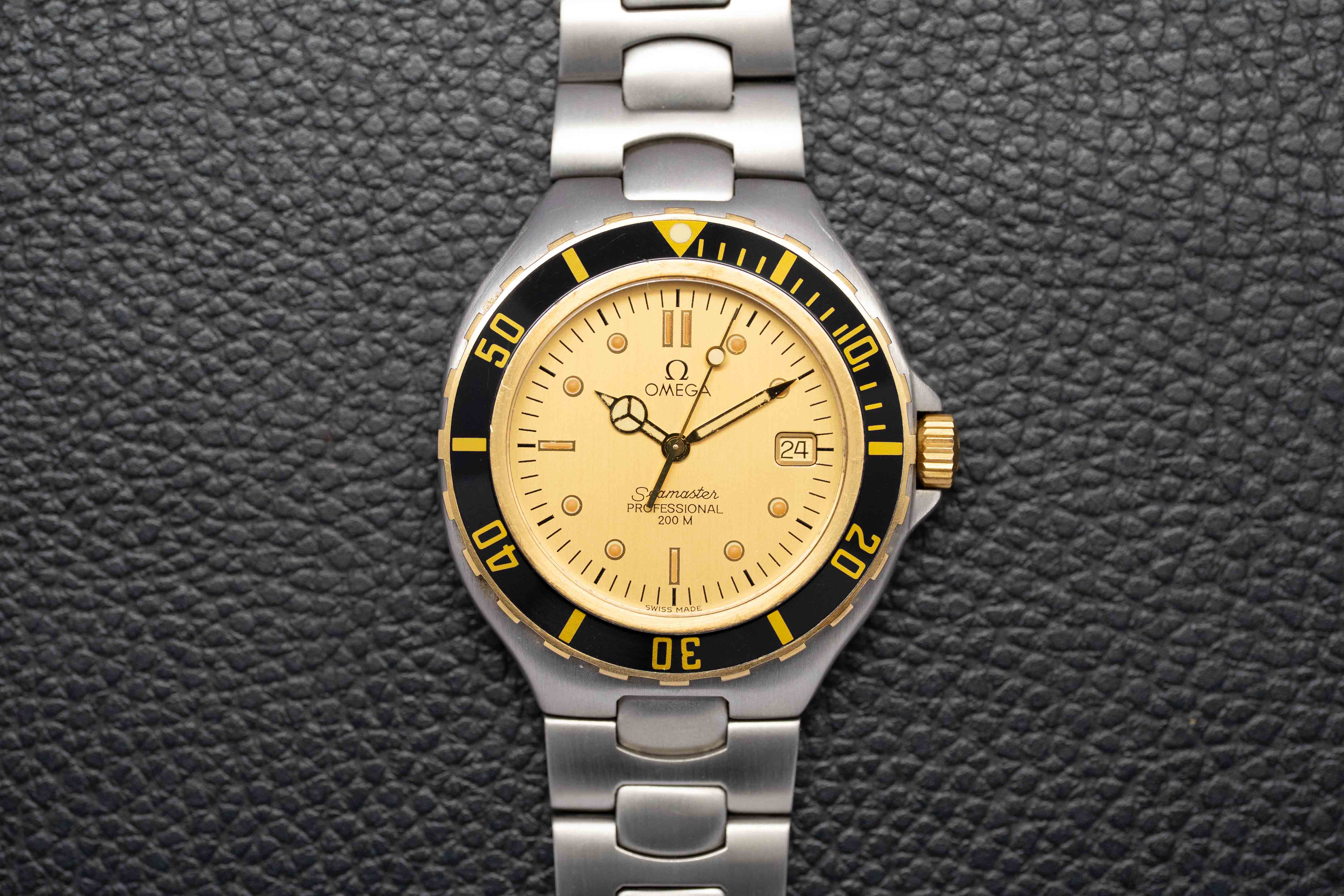 Omega Seamaster 200 Pre-Bond 396.1041 Champagne Dial 1989