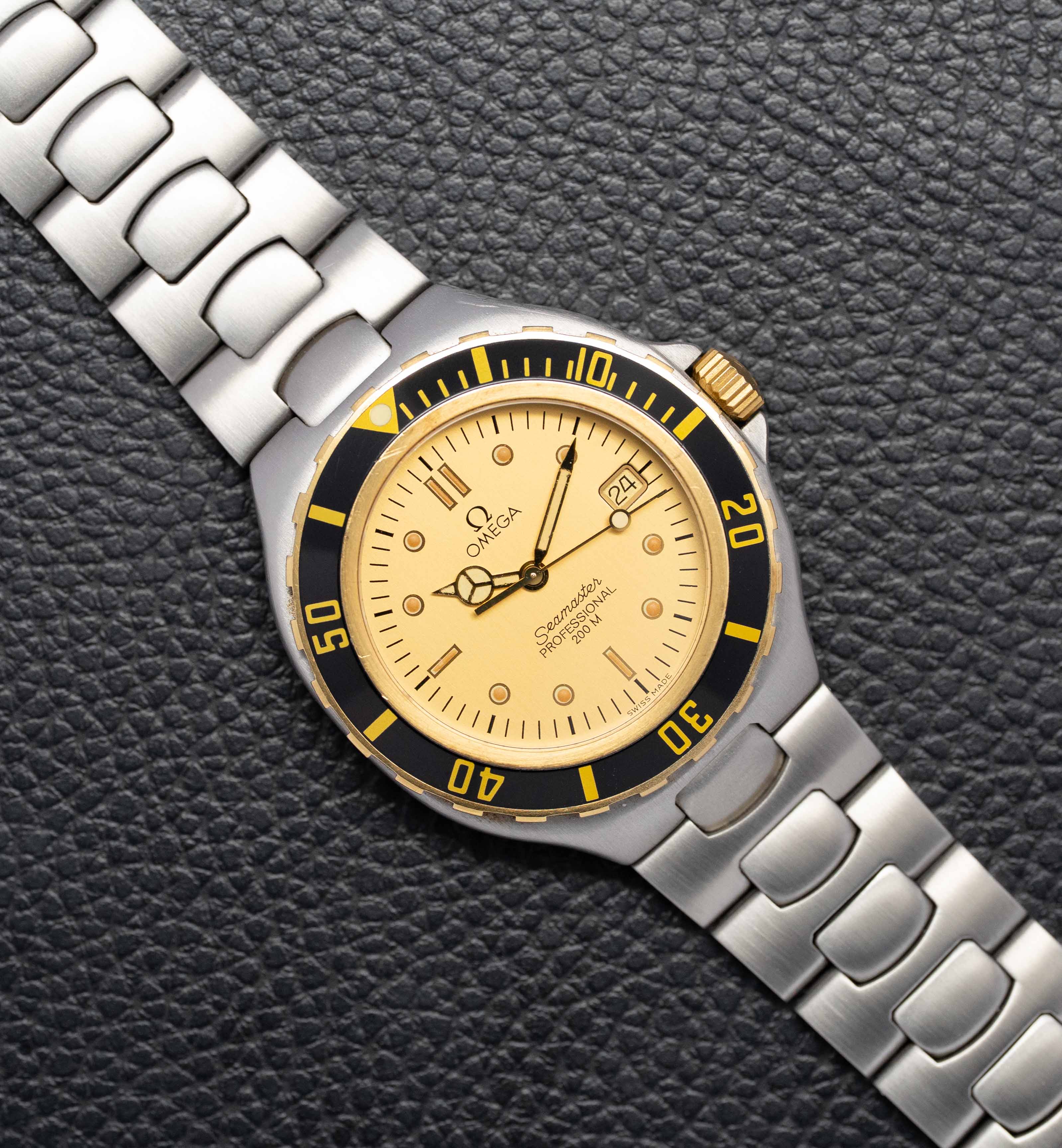 Omega Seamaster 200 Pre-Bond 396.1041 Champagne Dial 1989