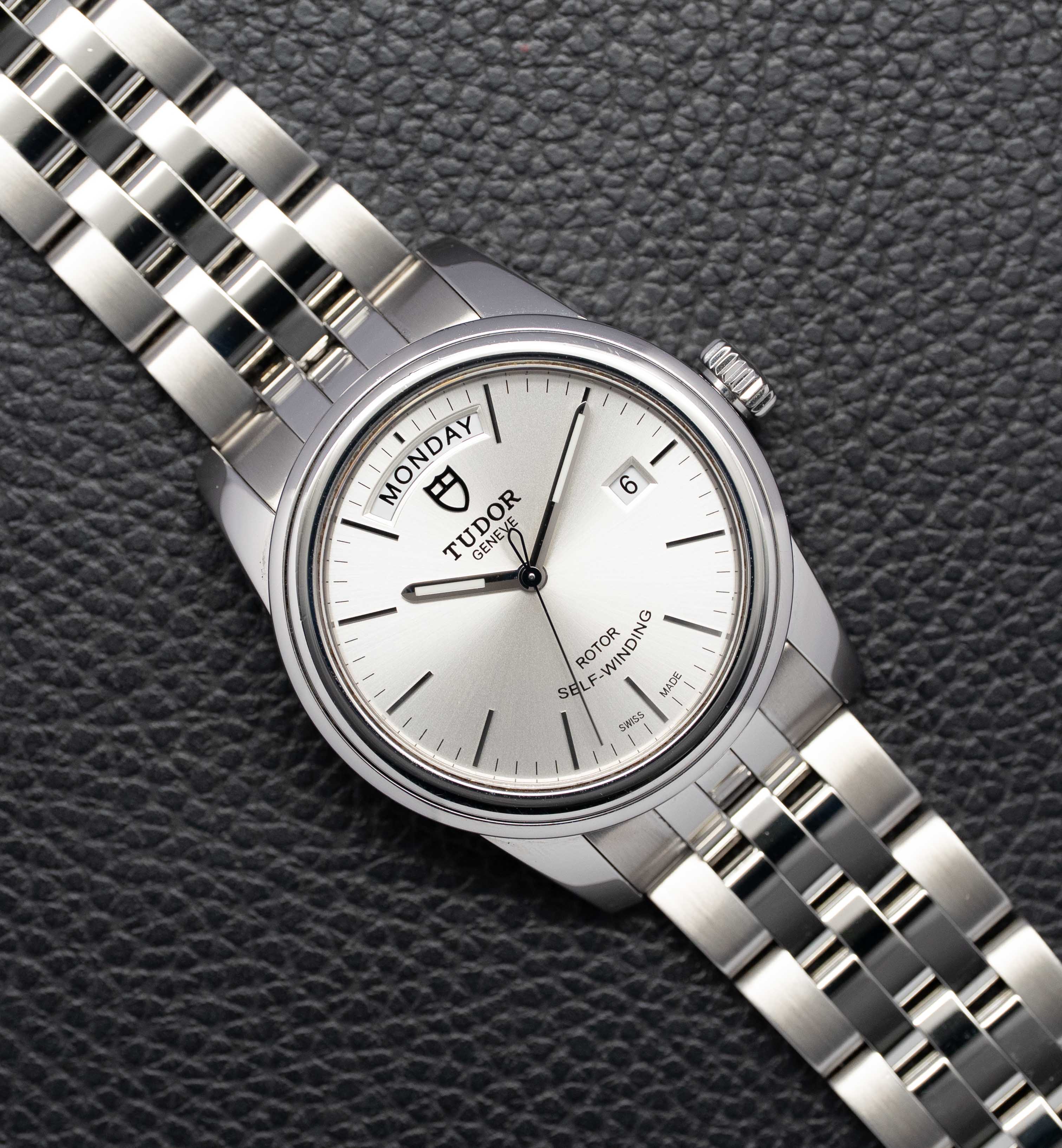Tudor Glamour Day Date 56000 Silver Dial 2018 PAPERS