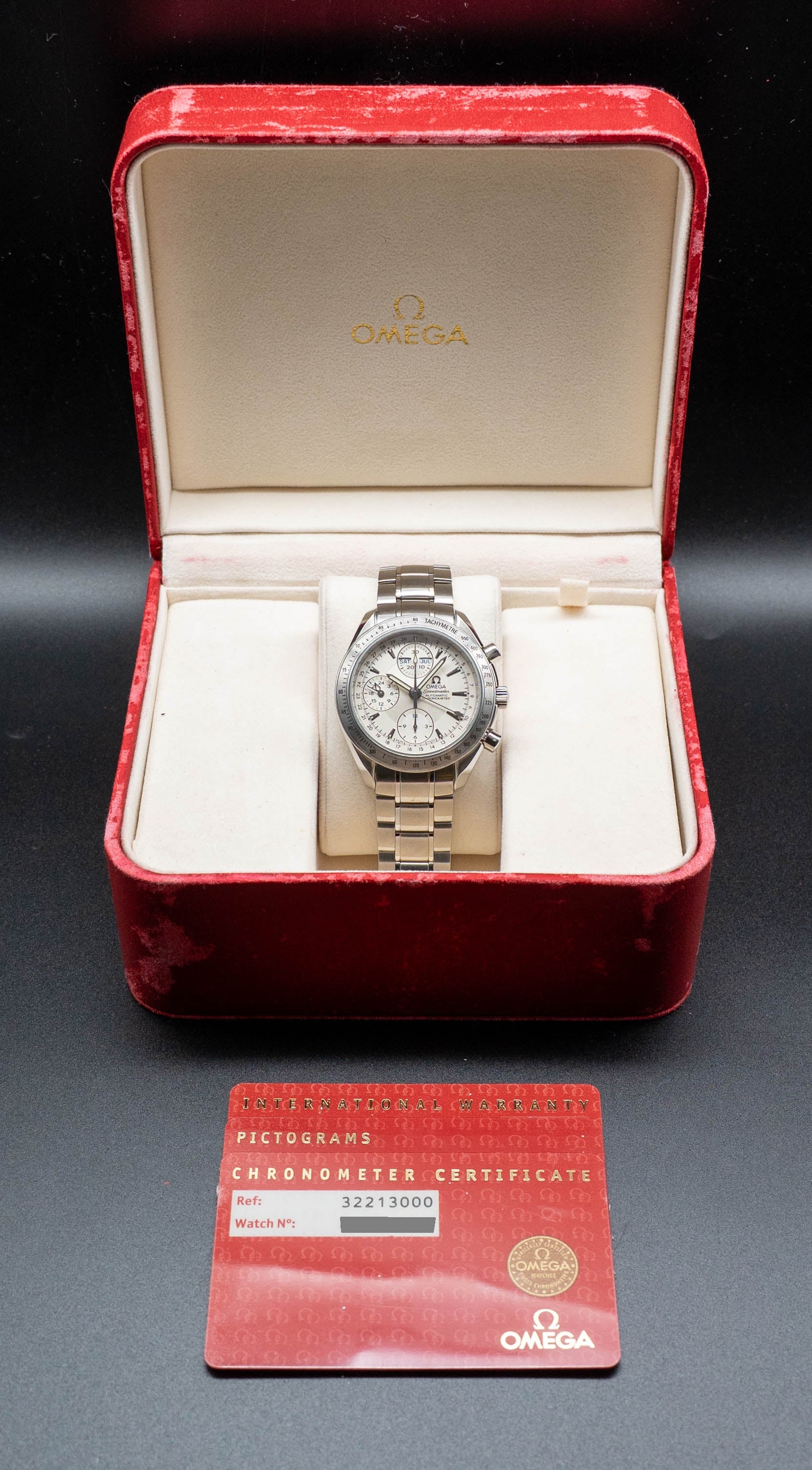 Omega Speedmaster Day Date 3221.30 Fullset 2007 Box+Papers
