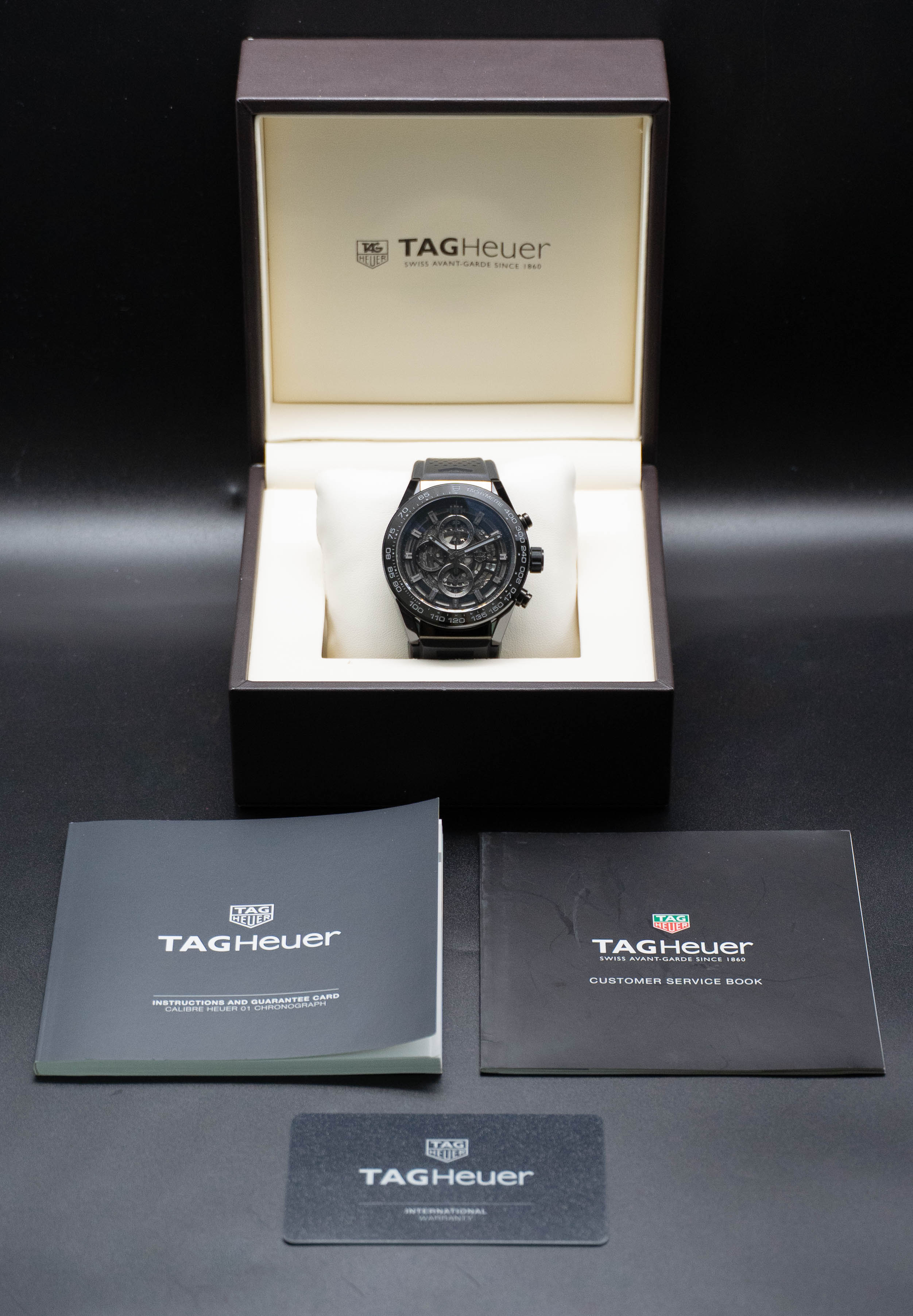 Tag Heuer Carrera Calibre Heuer 01 CAR2A90 FULLSET 2018 Box + PAPERS