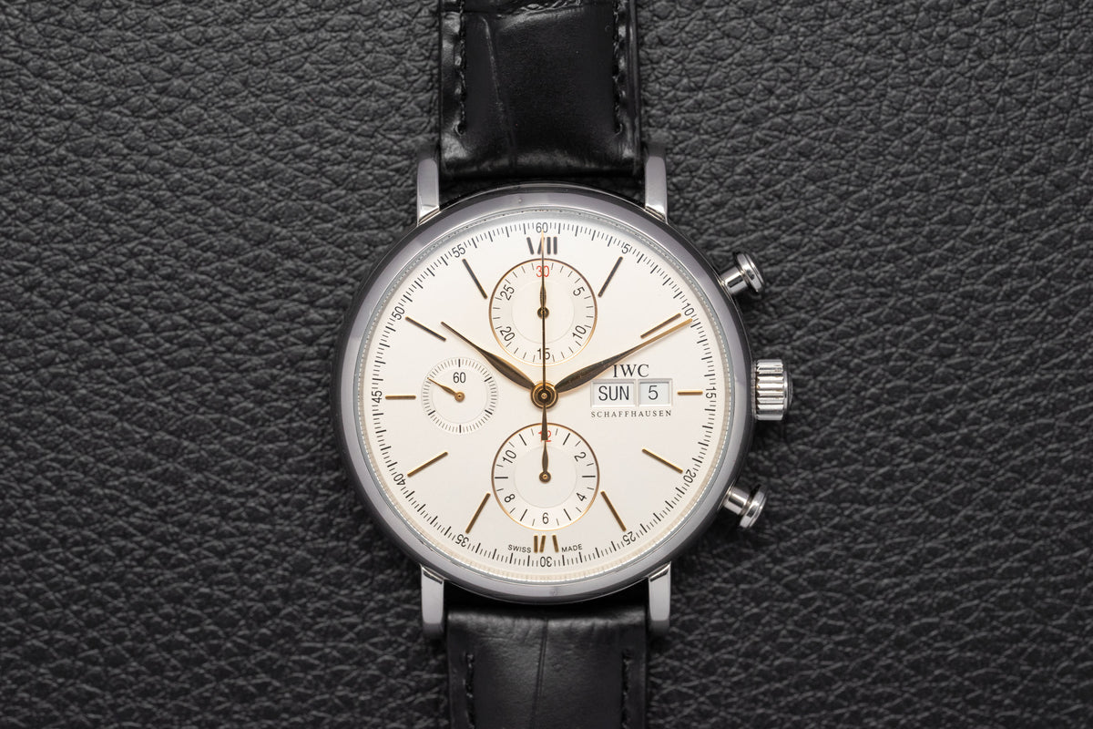 IWC Portofino Chronograph IW391022 Fullset 2017 Box+Papers