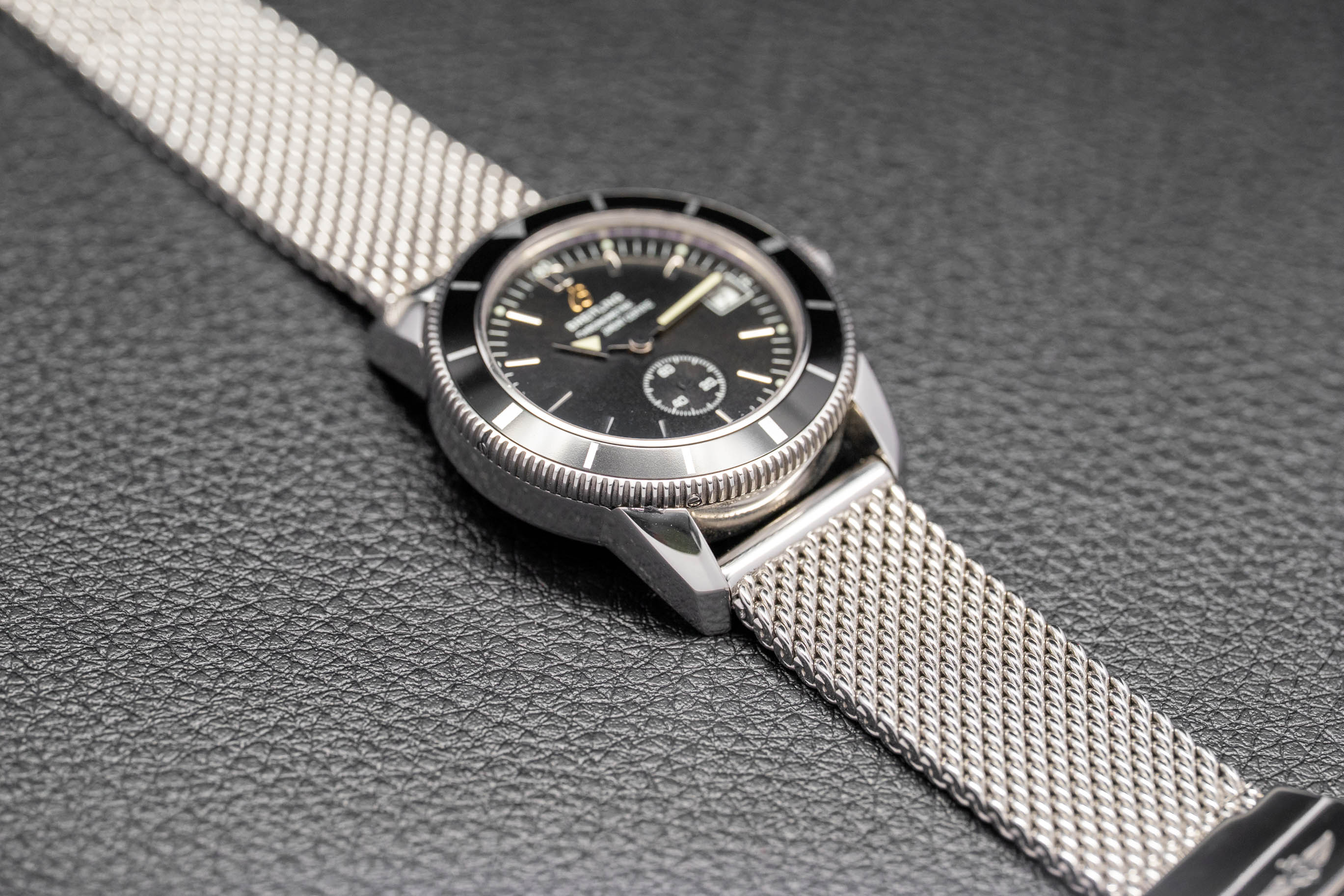 Breitling Superocean Heritage A37320 Black Dial 2010 PAPERS, With PAPERS