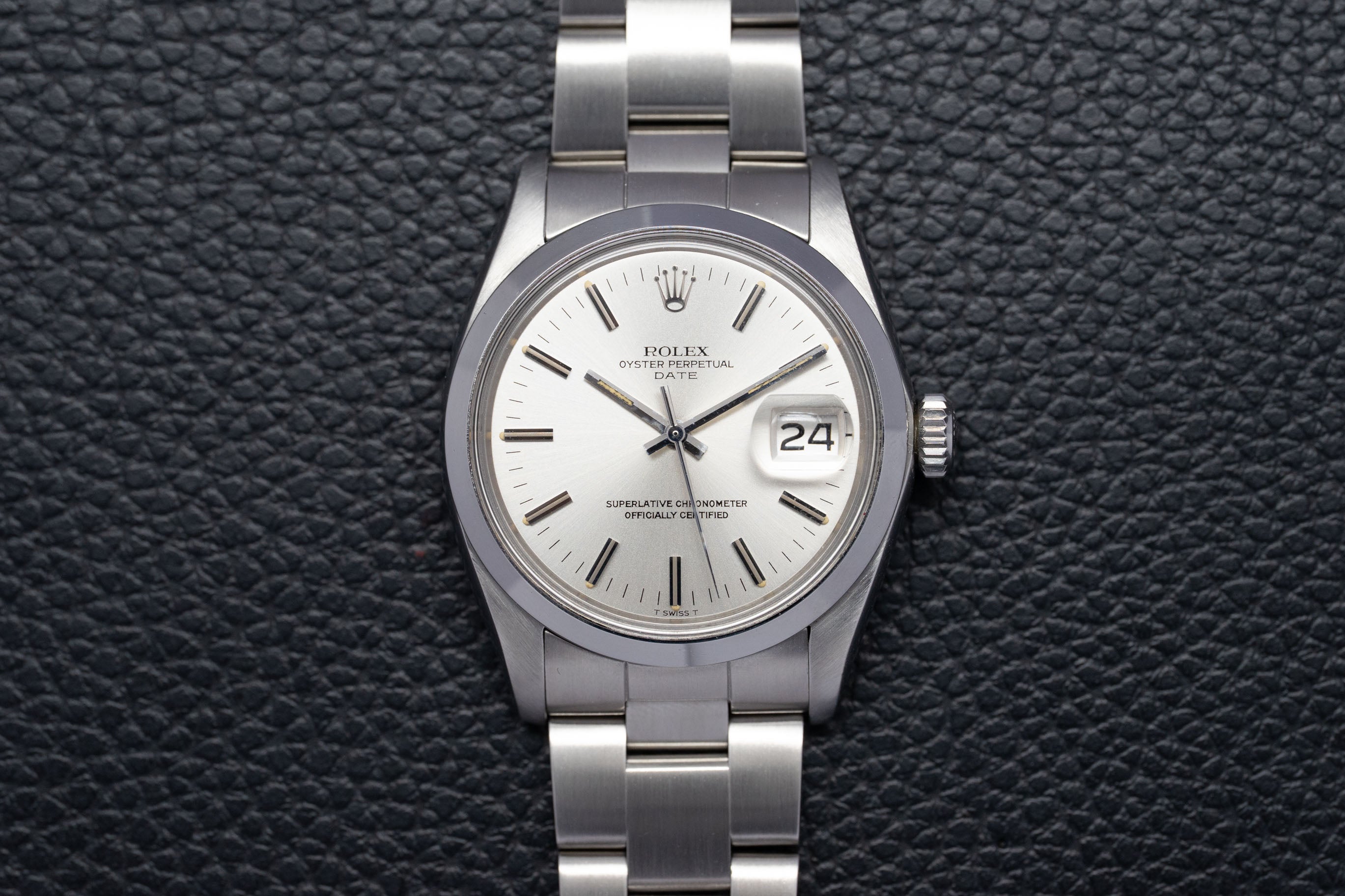 Rolex Date 1500 Silver Dial 1973