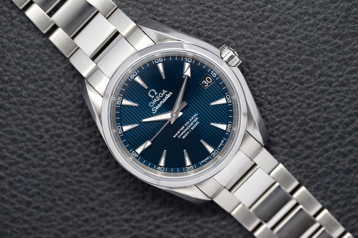 Omega Seamaster Aqua Terra 231.10.39.21.03.002 Blue Dial 2016