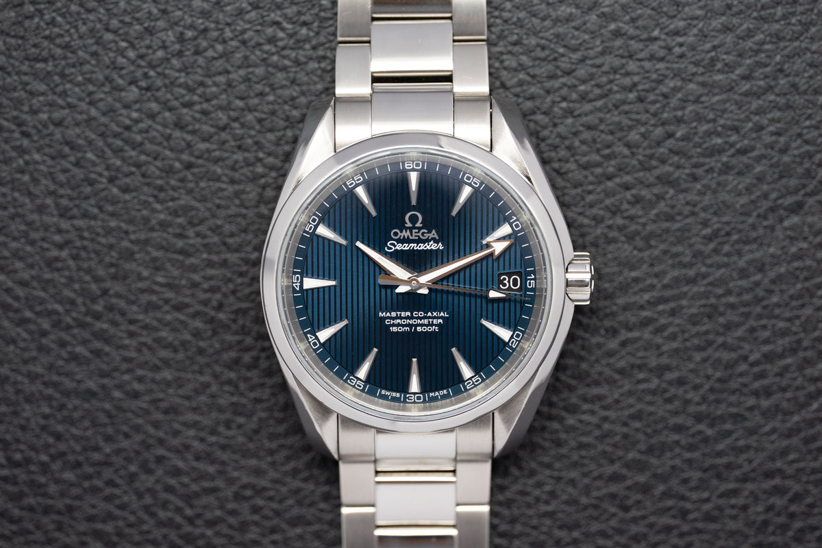 Omega Seamaster Aqua Terra 231.10.39.21.03.002 Blue Dial 2016