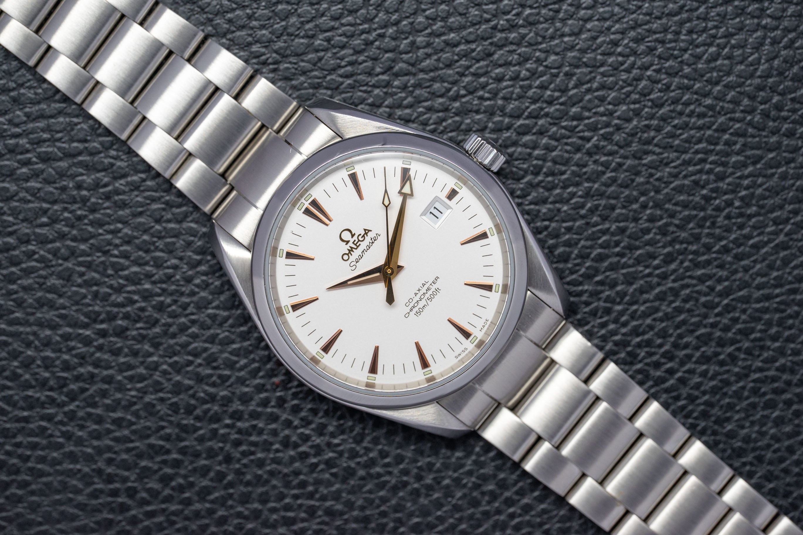 Omega Seamaster Aqua Terra 2503.34 con quadrante bianco, 2006
