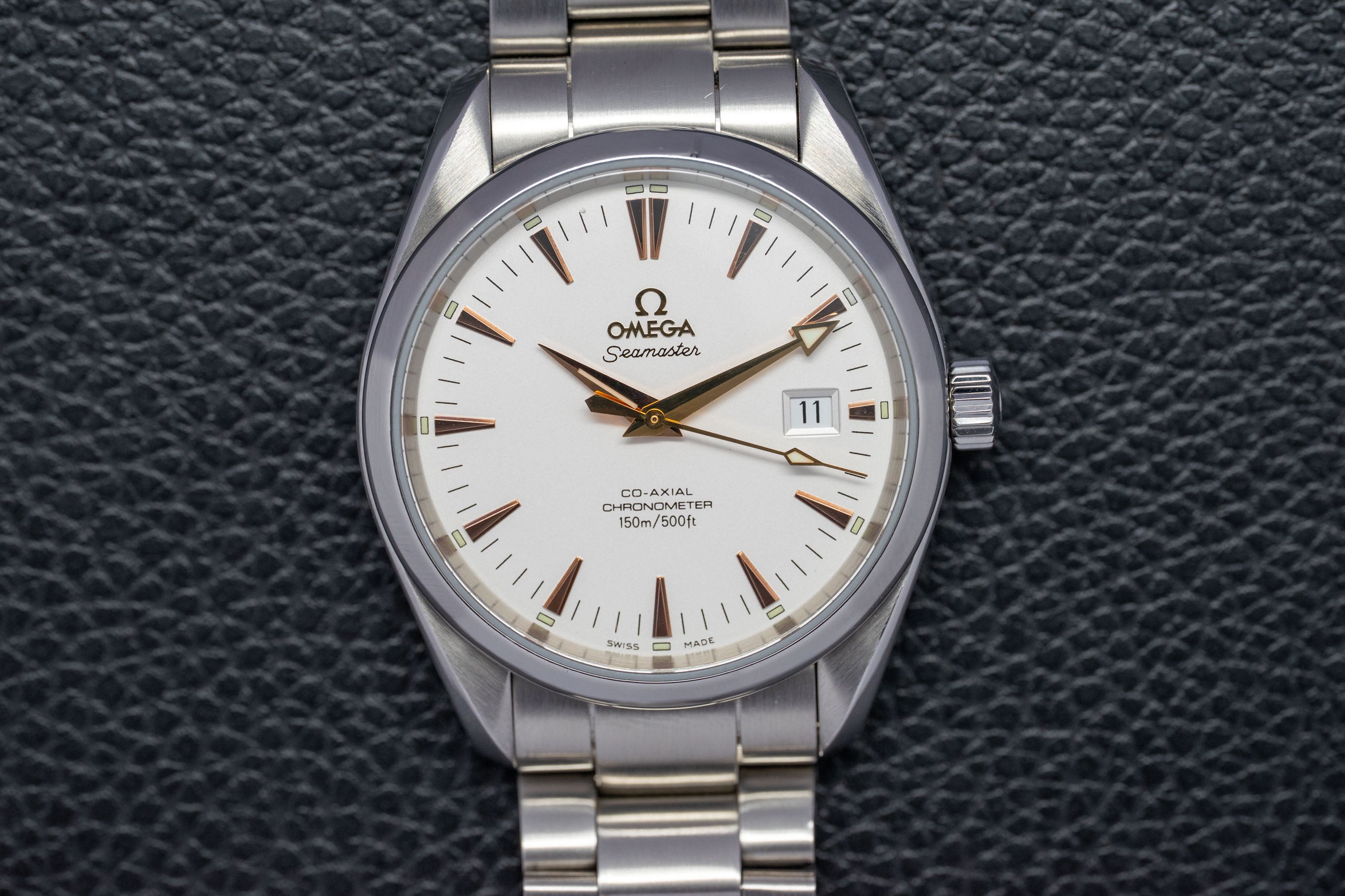 Omega Seamaster Aqua Terra 2503.34 con quadrante bianco, 2006