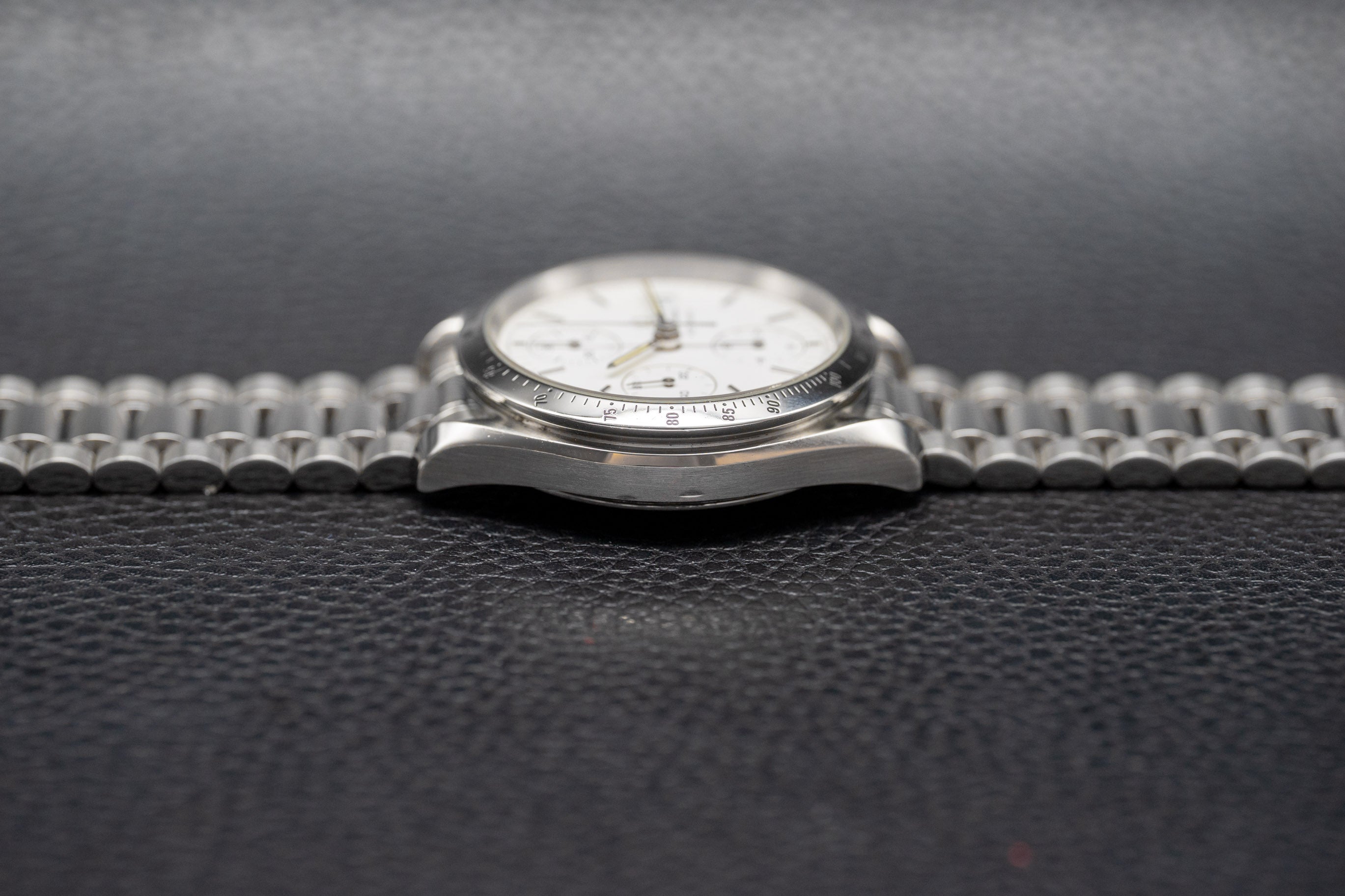 Omega Speedmaster Date 3511.20, esfera blanca, 1995