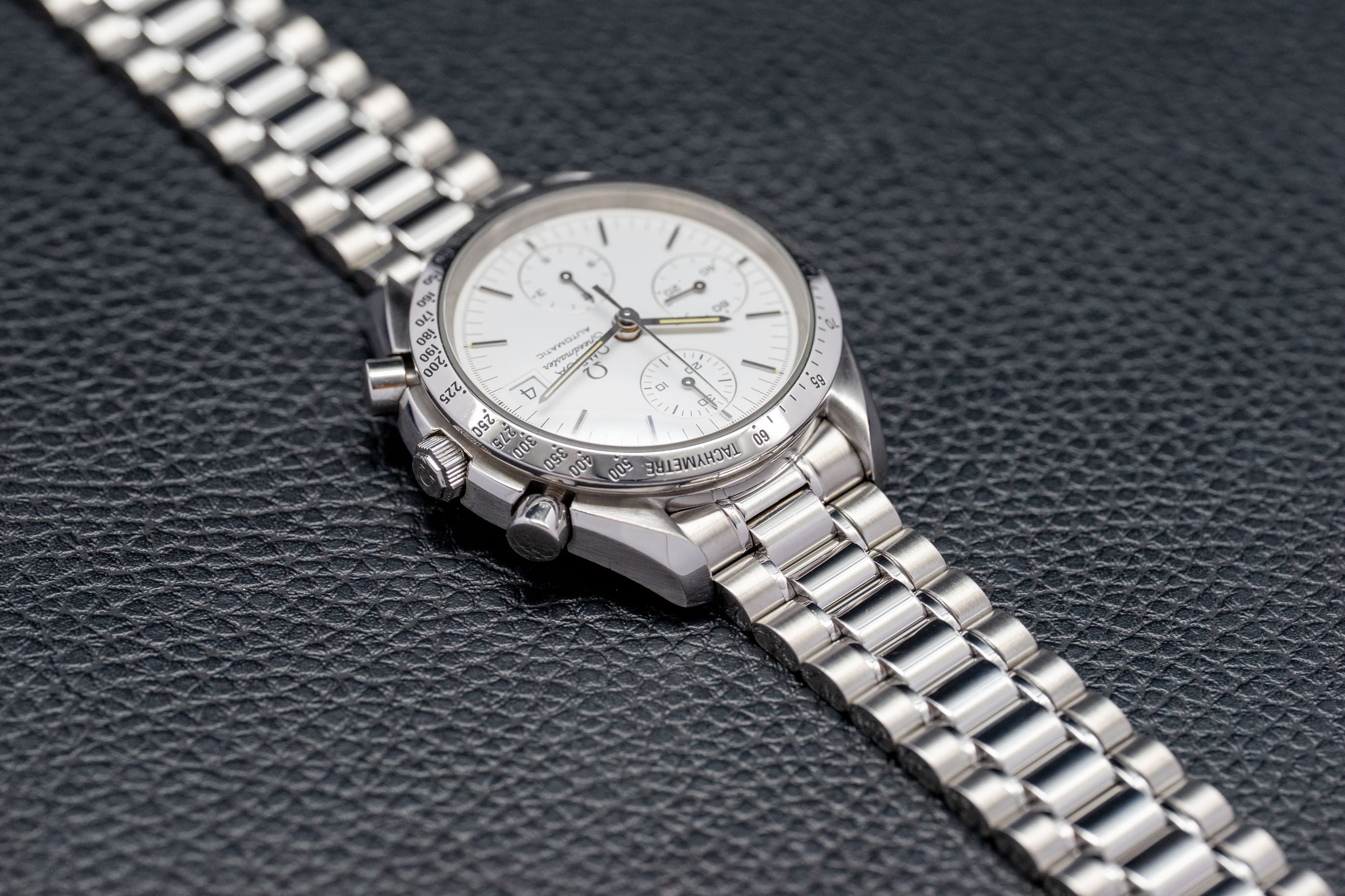 Omega Speedmaster Date 3511.20, esfera blanca, 1995
