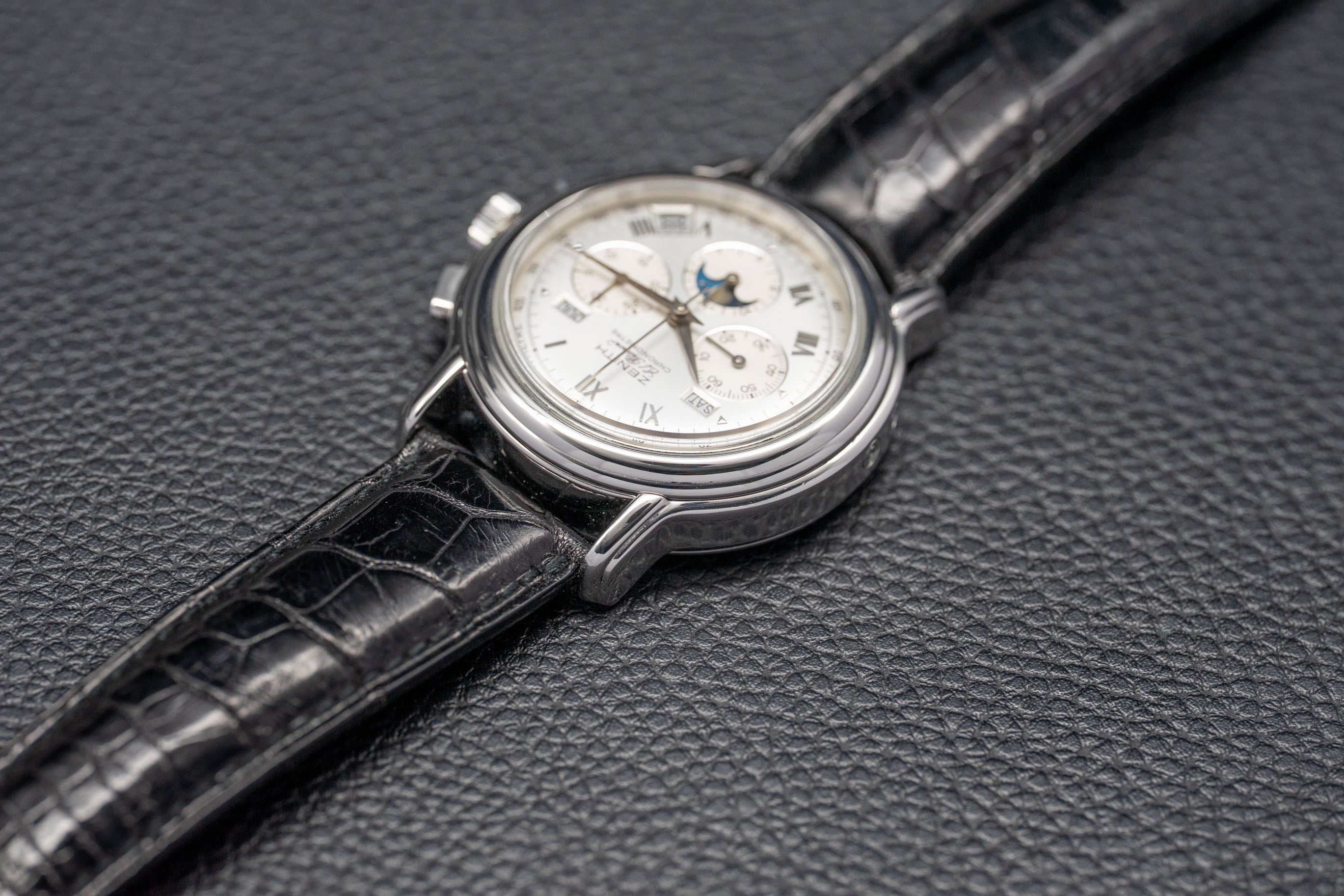 Zenith El Primero Chronomaster 01.0240.410 Quadrante argento 1997 PAPERS