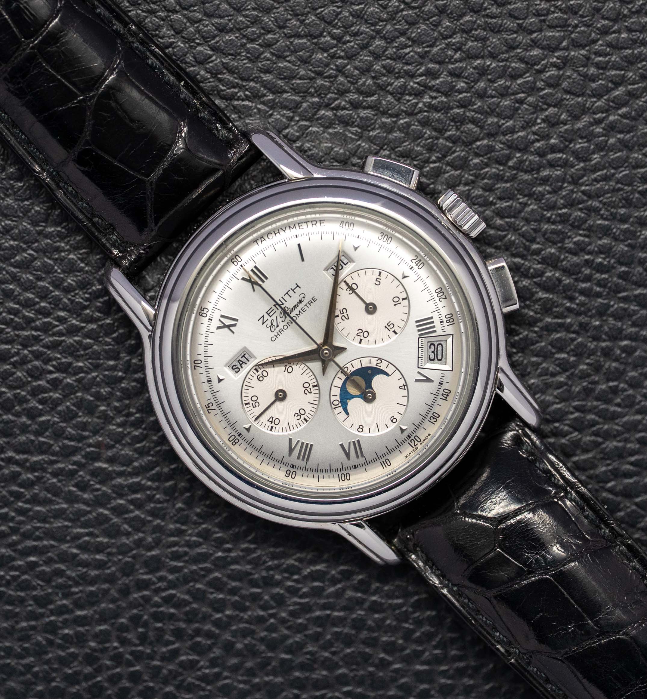 Zenith El Primero Chronomaster 01.0240.410 Quadrante argento 1997 PAPERS